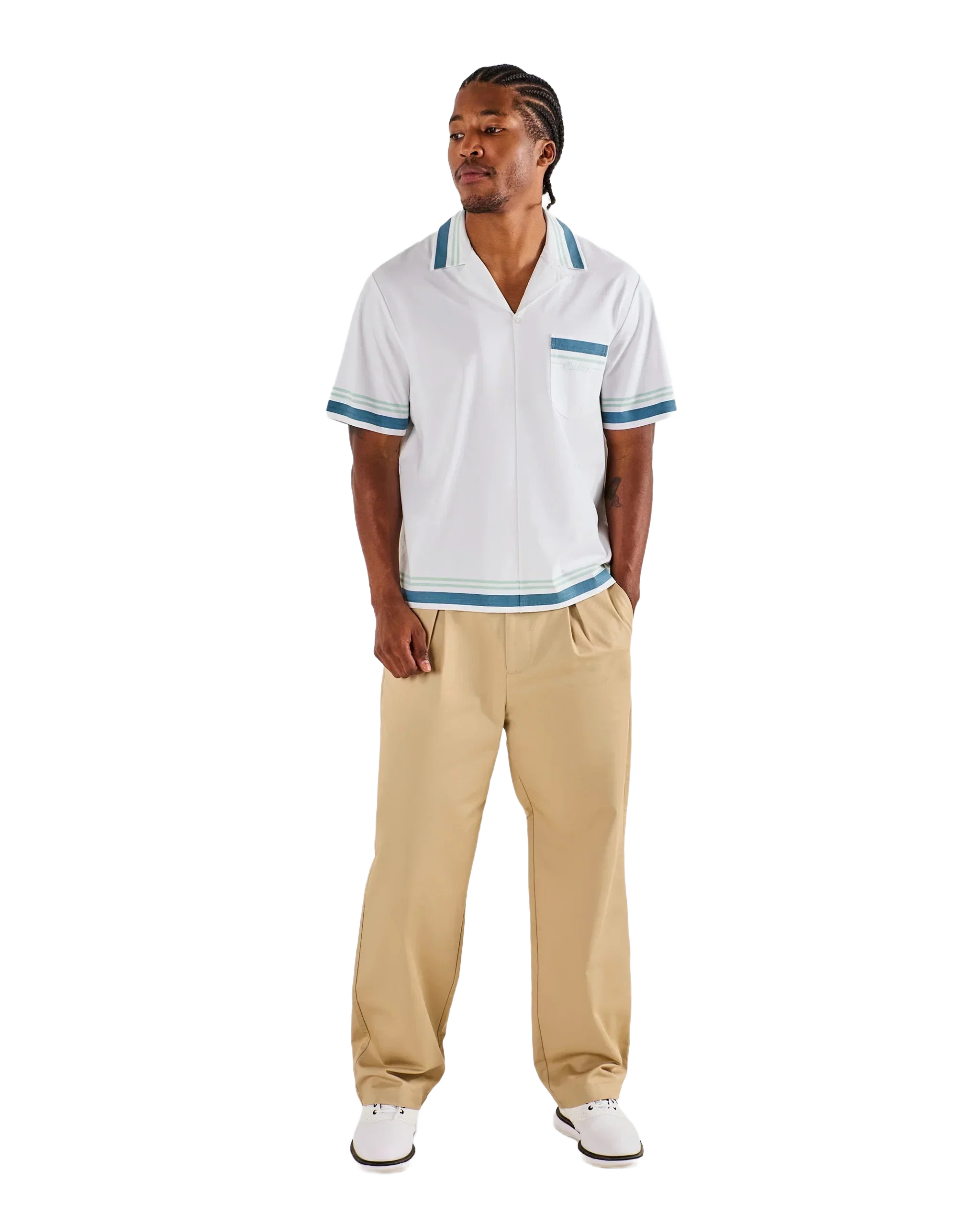 Malbon Golf Ventura Camp Shirt