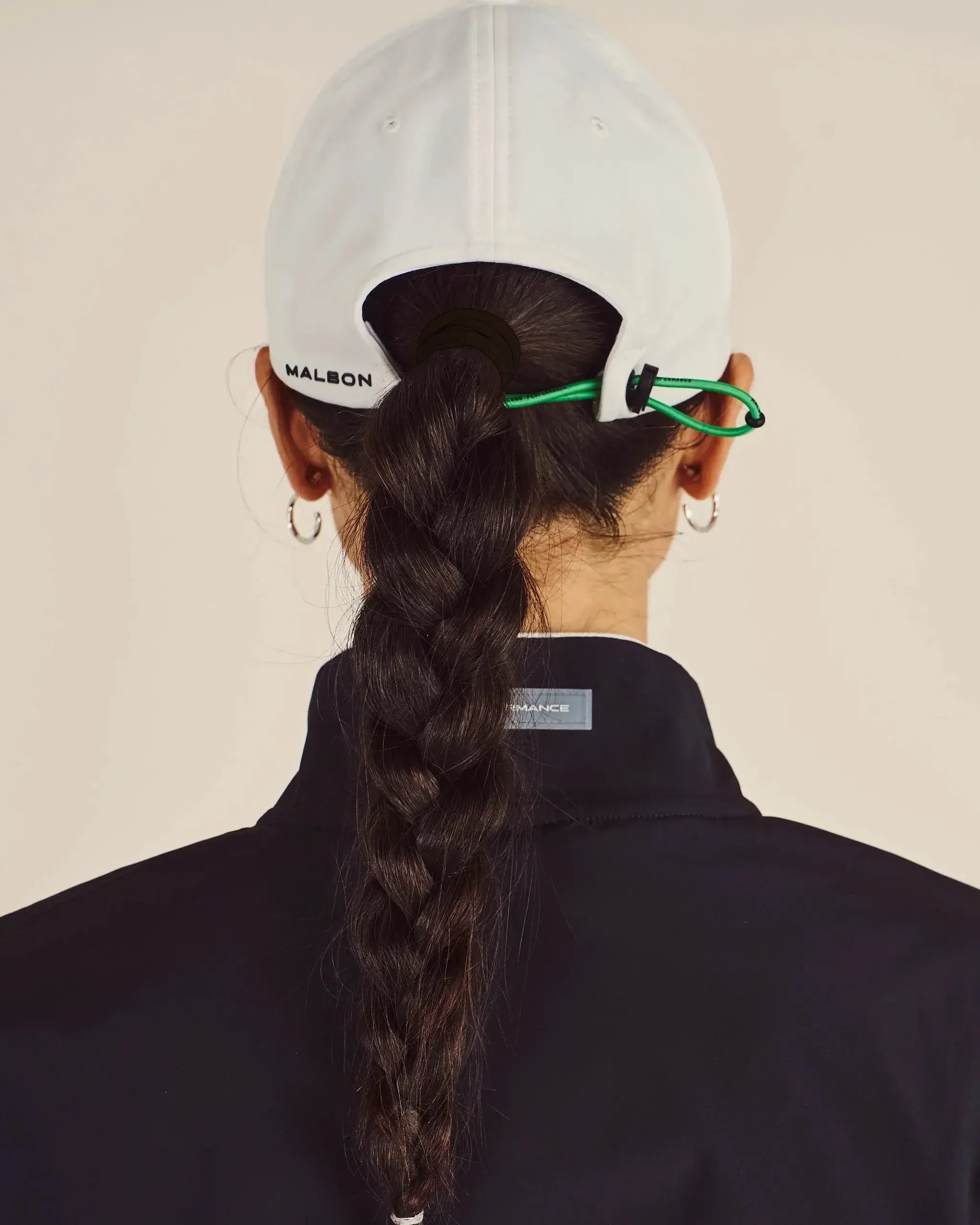 Malbon Golf Ceri Dad Hat White