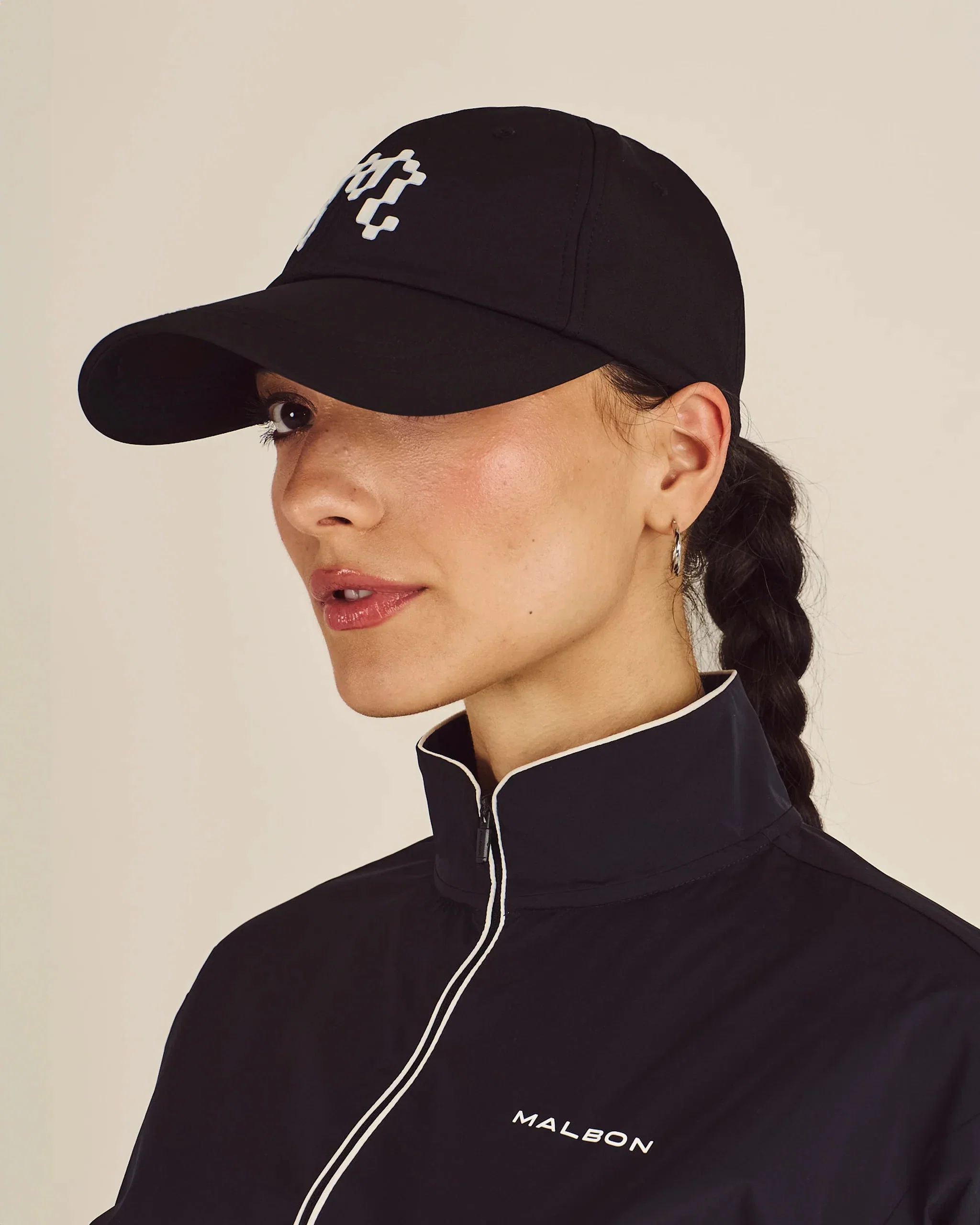 Malbon Golf Ceri Dad Hat Black
