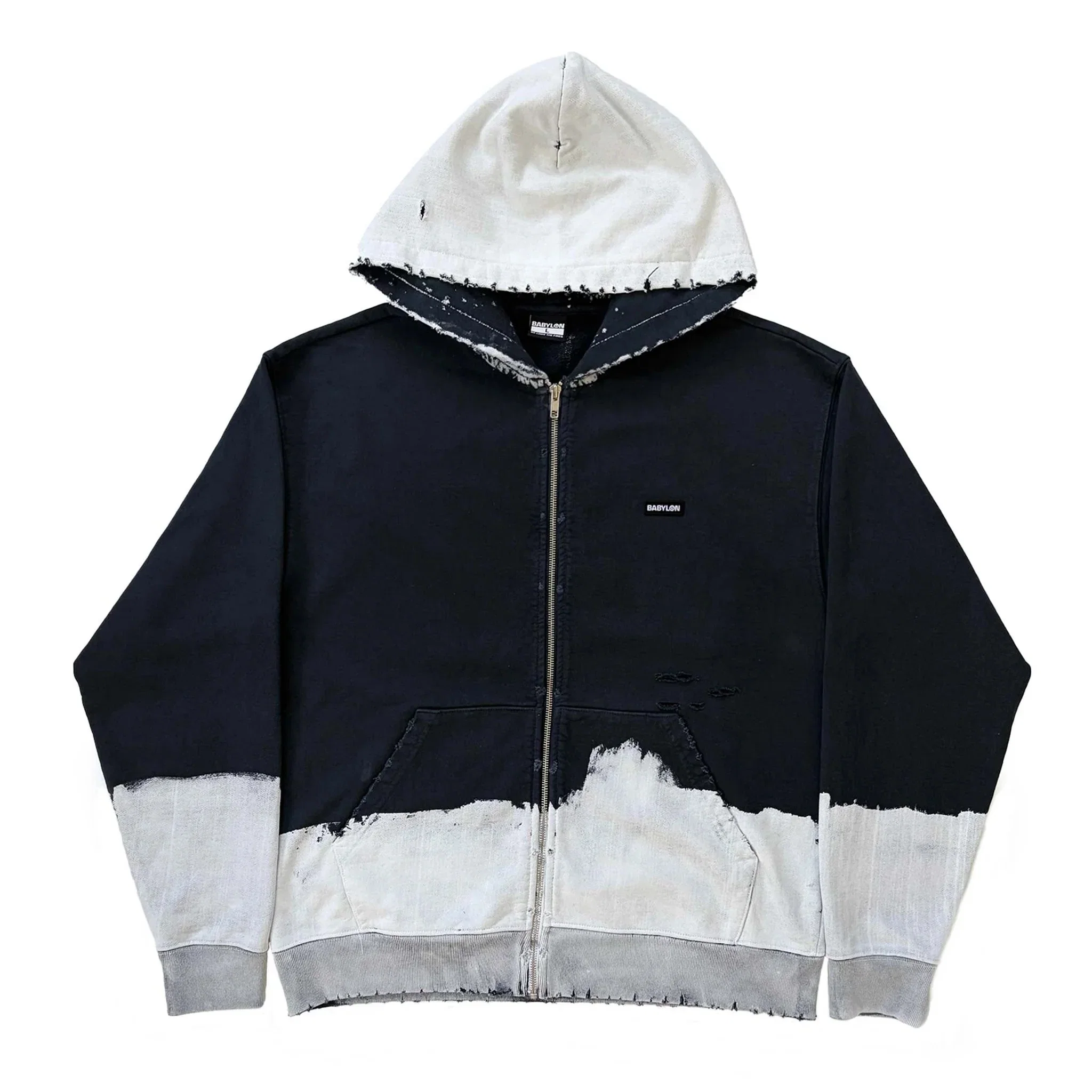 Babylon LA Patch Zip Up Hoodie
