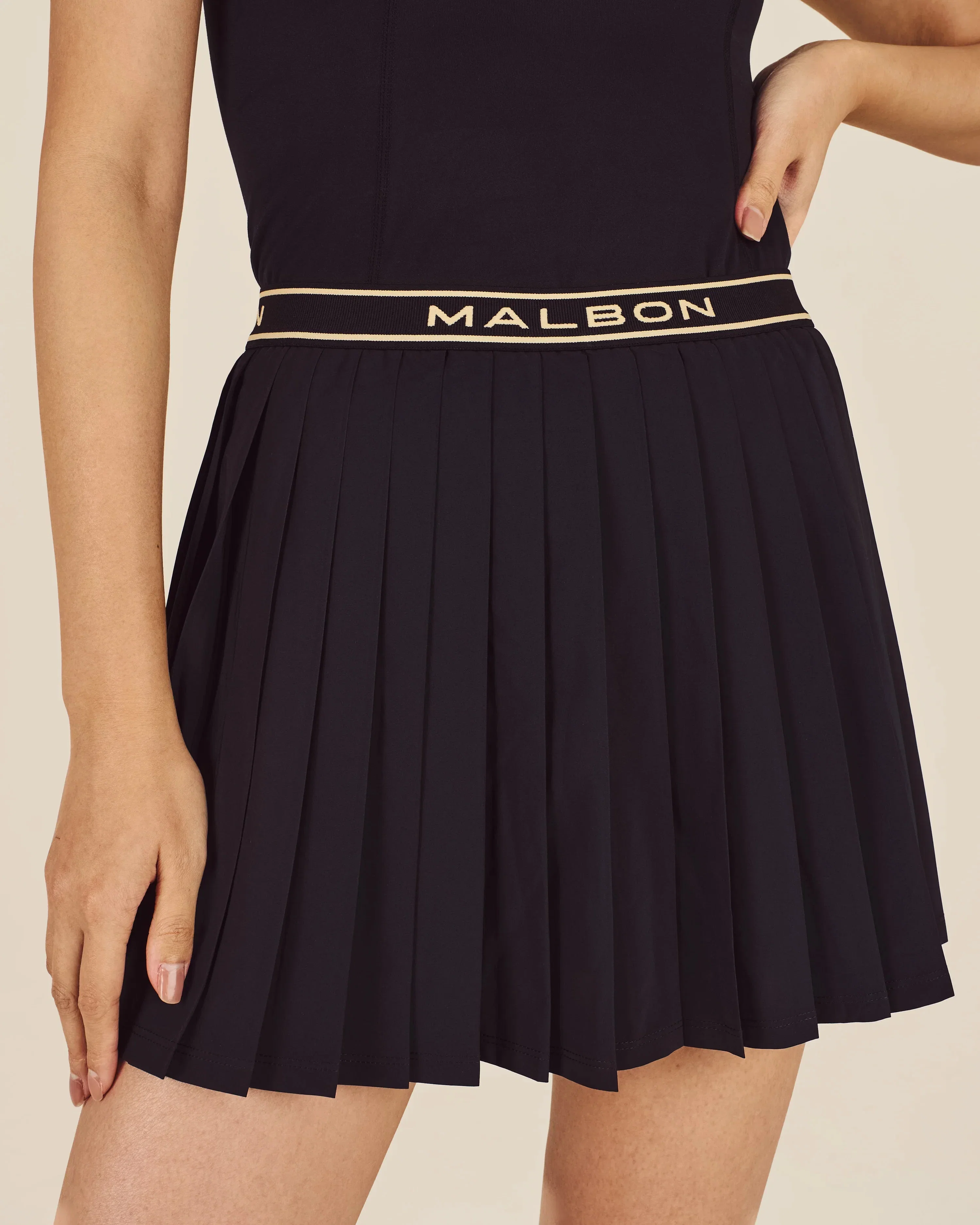 Malbon Golf Laurell Skirt Black