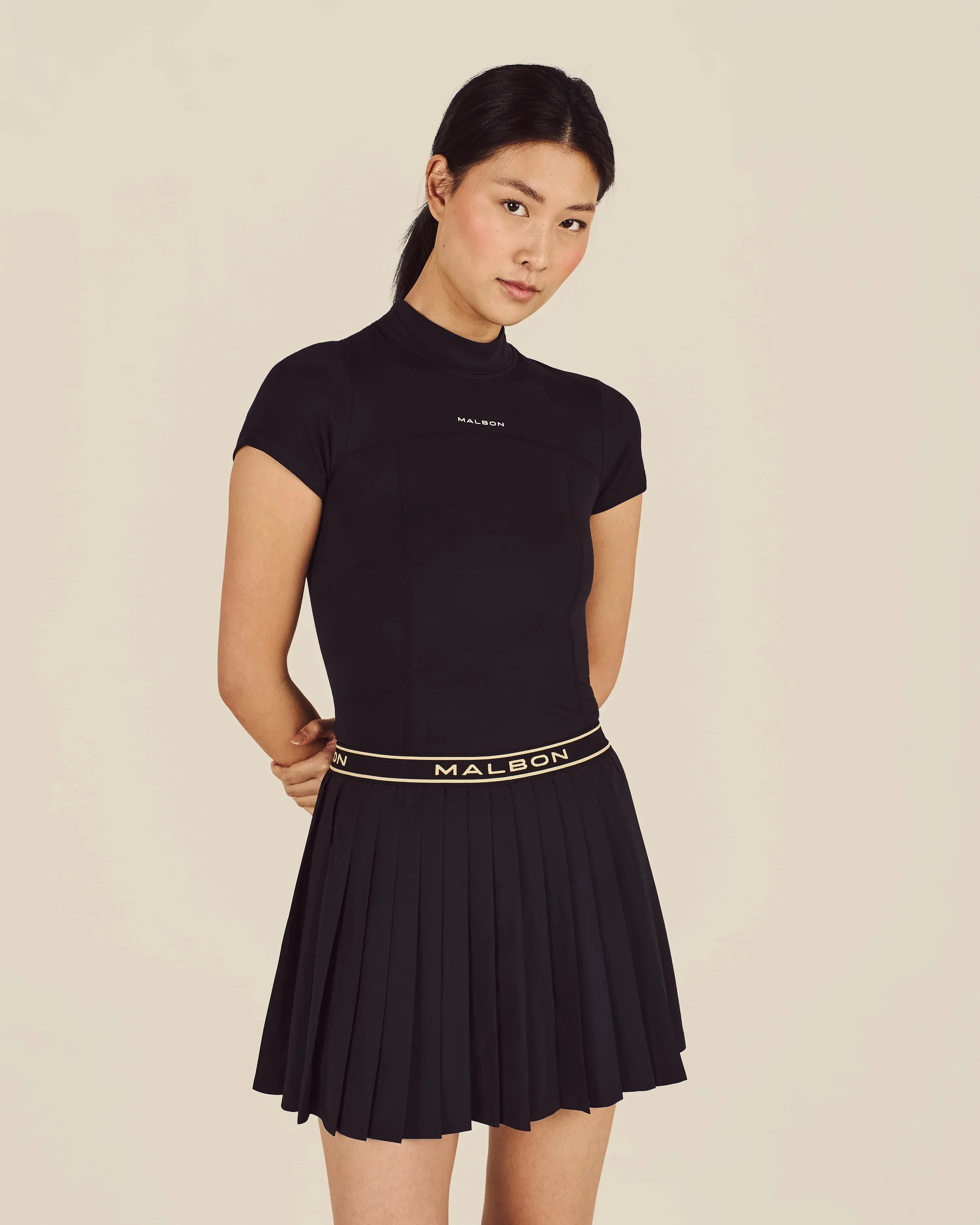 Malbon Golf Laurell Skirt Black