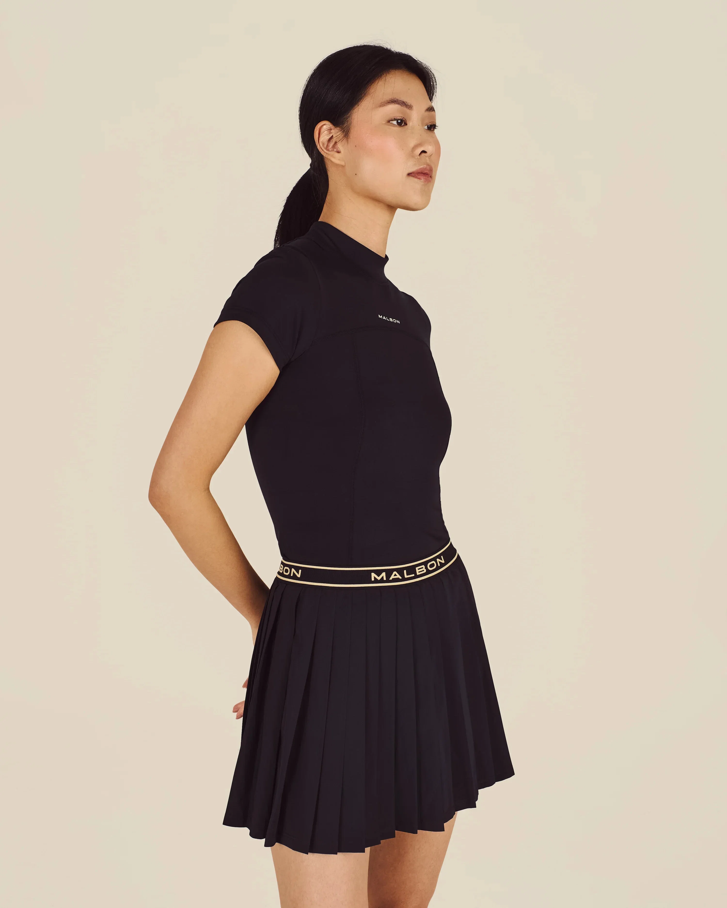 Malbon Golf Laurell Skirt Black
