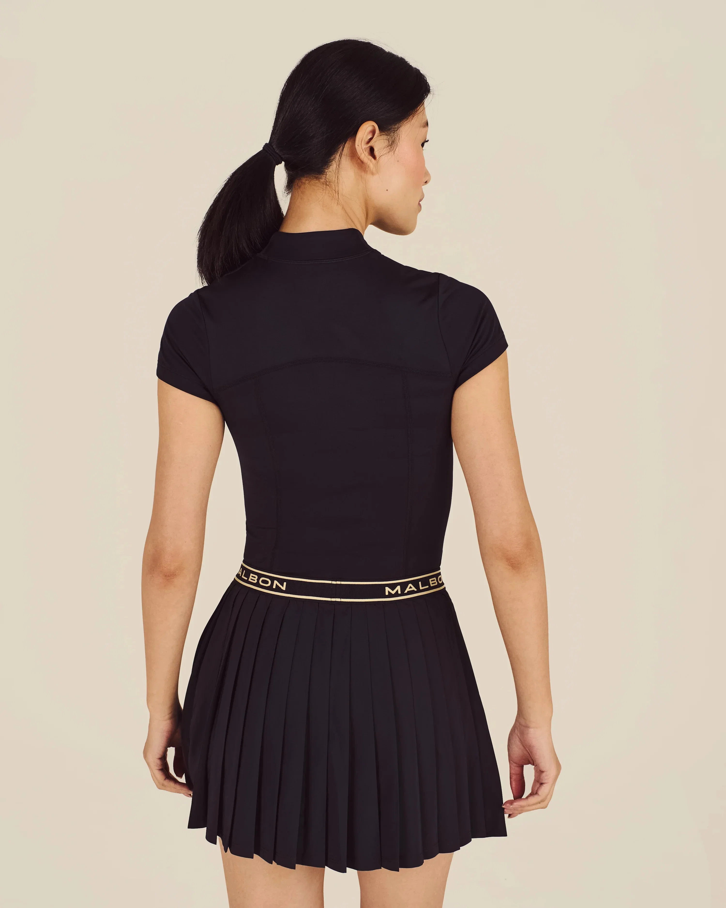Malbon Golf Laurell Skirt Black