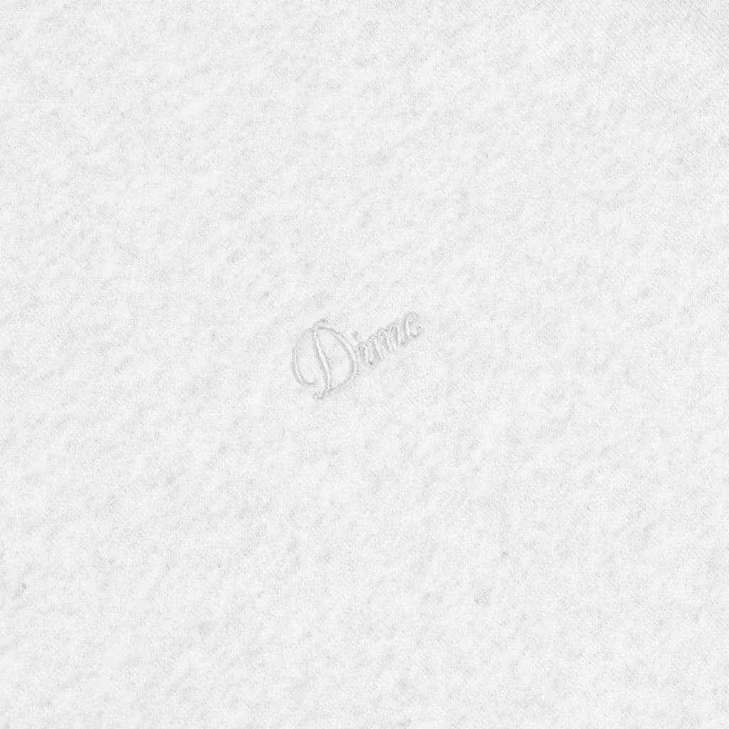 Dime MTL Cursive Small Logo Hoodie Grey