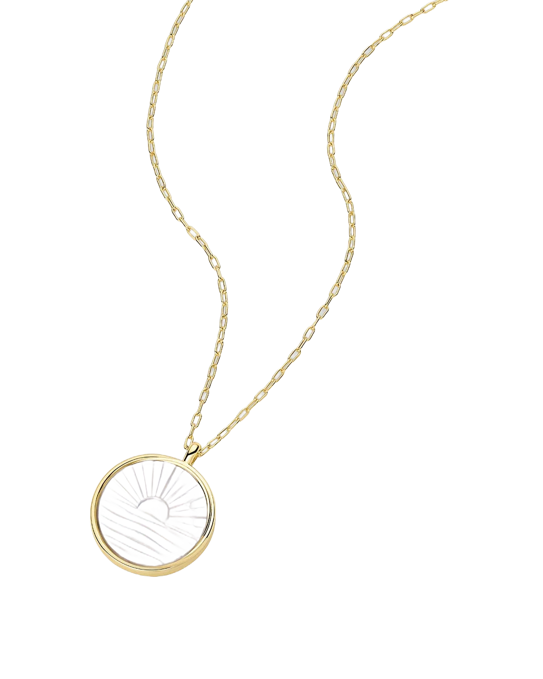 Core Sunset Etched Necklace
