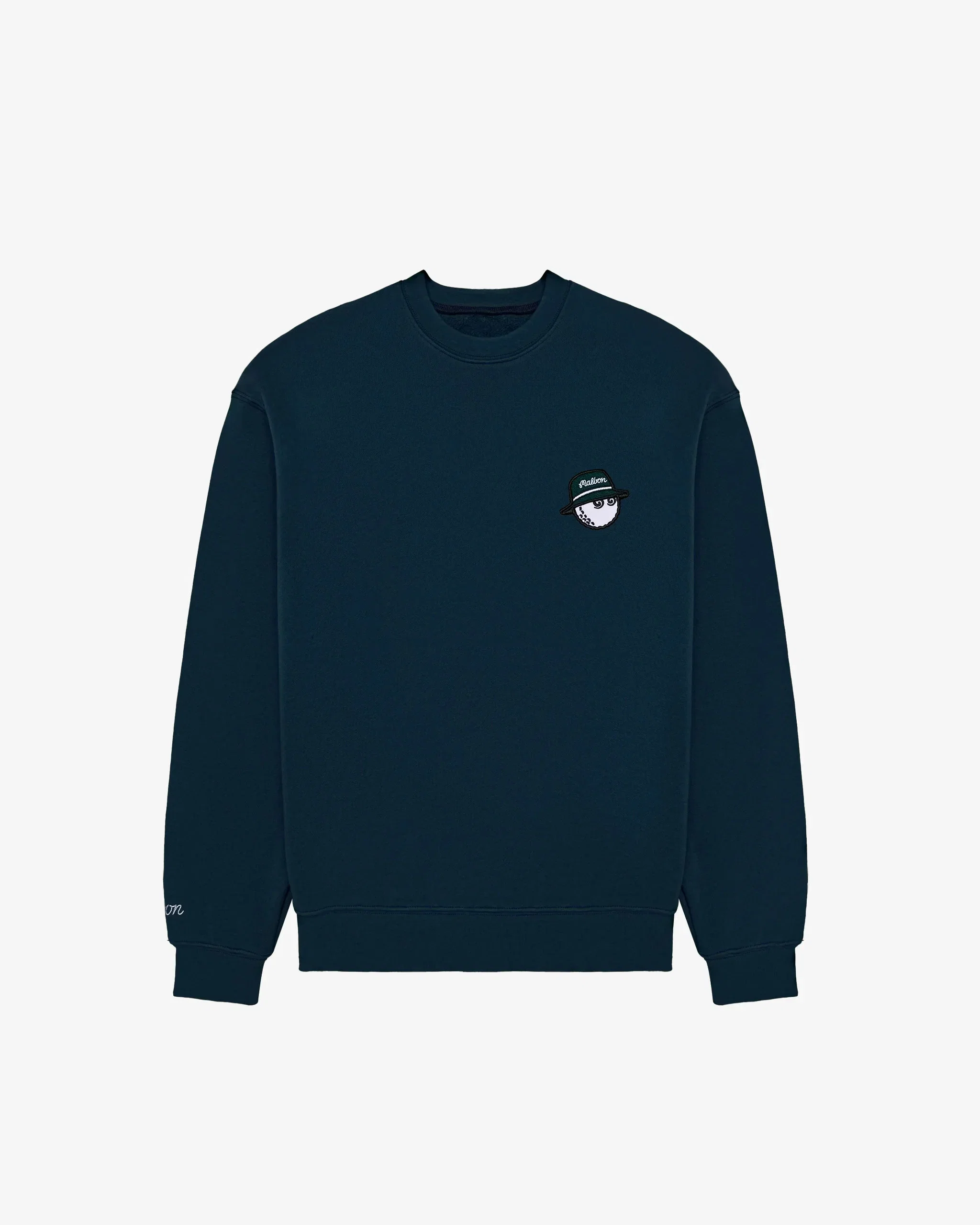 Malbon Golf Range Cooper Sweatshirt Navy Crewneck