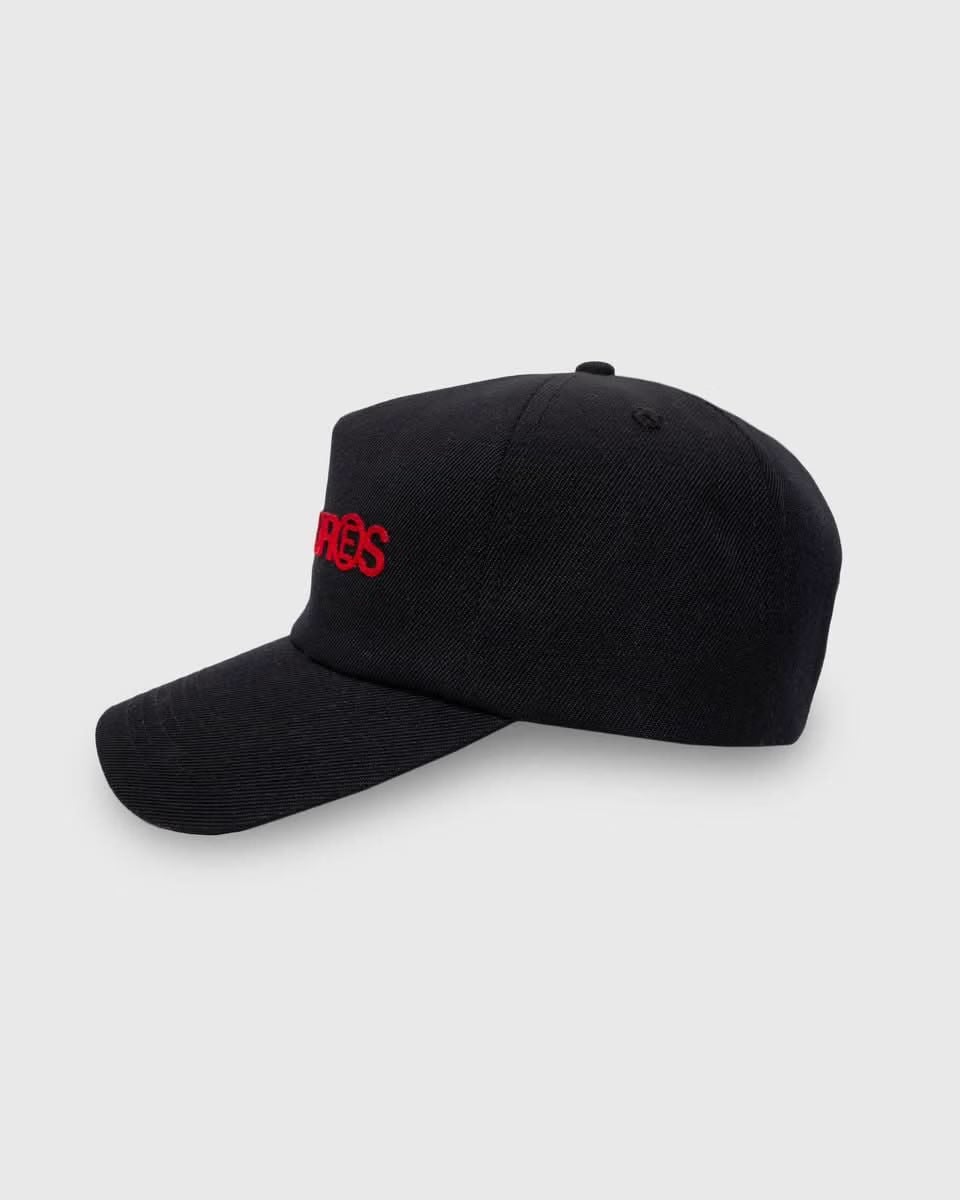 Pleasures Zine Strapback Hat – Black