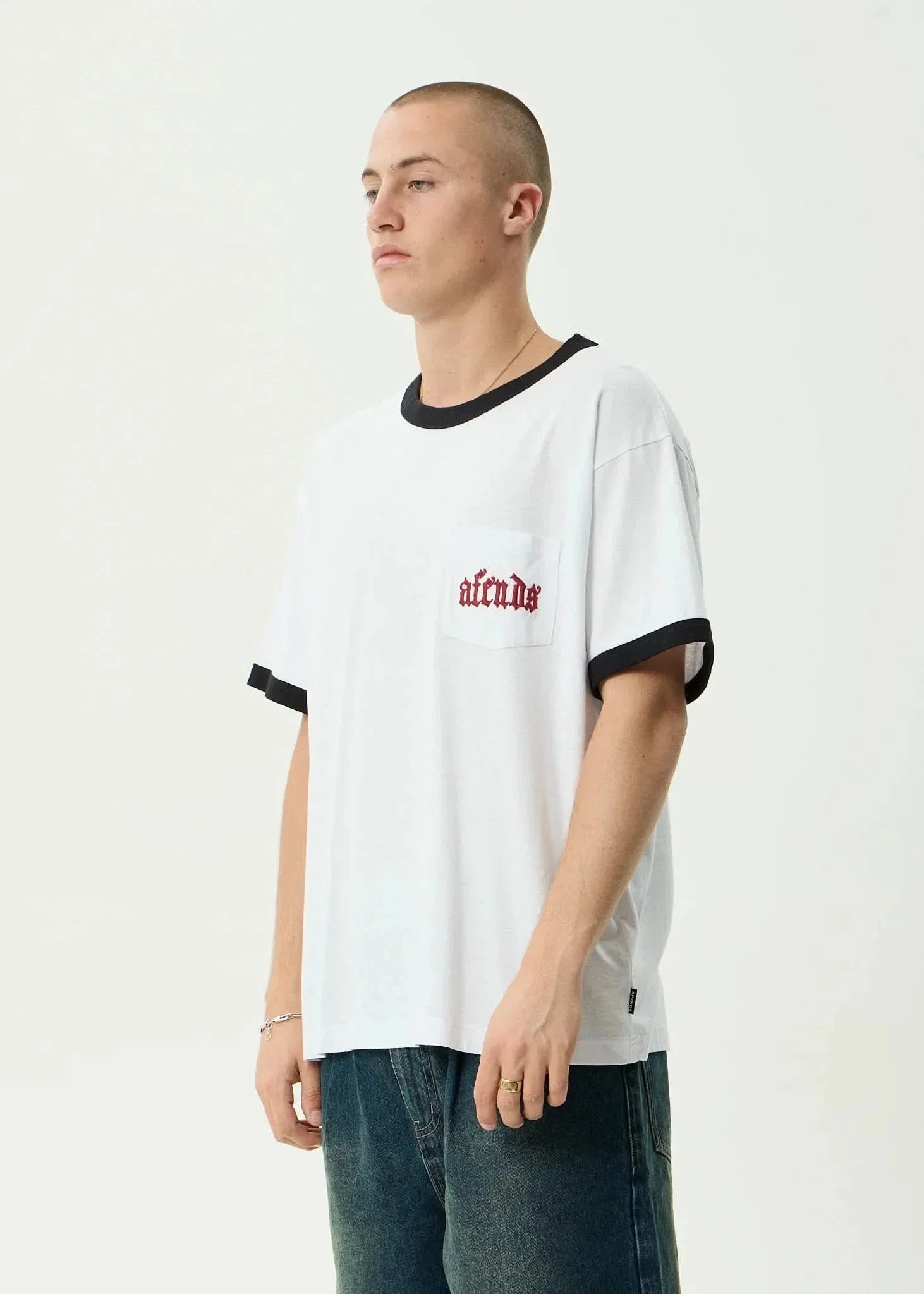 Afends Drop Zone Ringer Tee