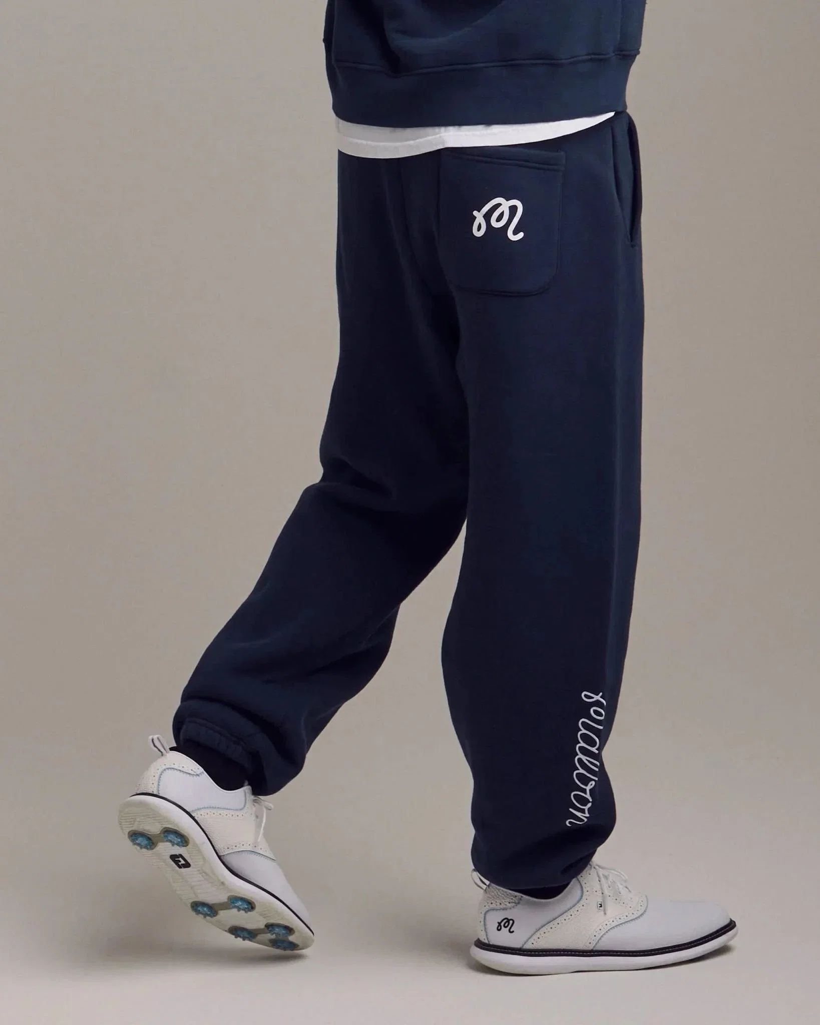 Malbon Golf Clubhouse Sweatpant – Navy