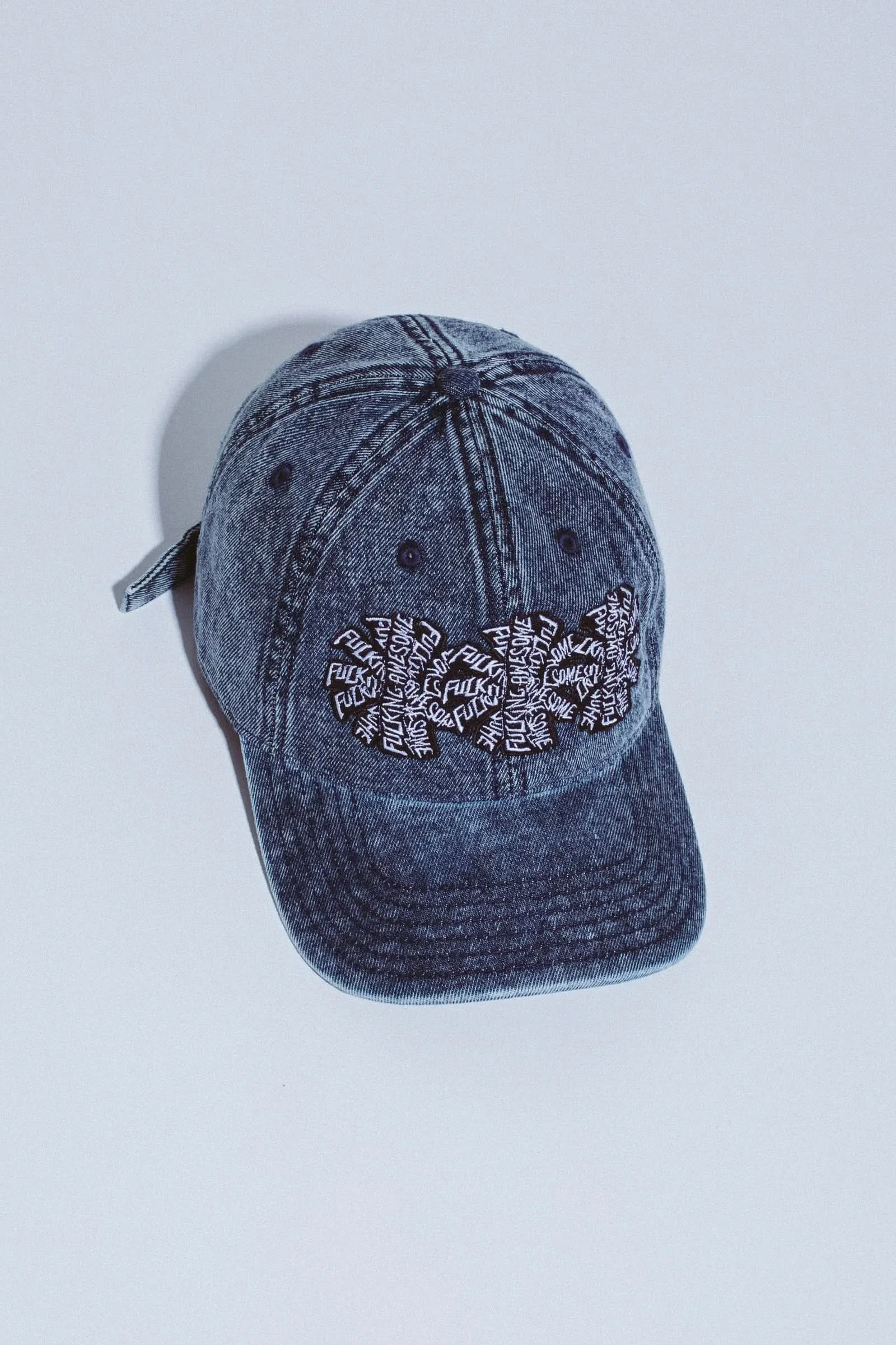 FA Three Spiral Denim 6 Panel Hat