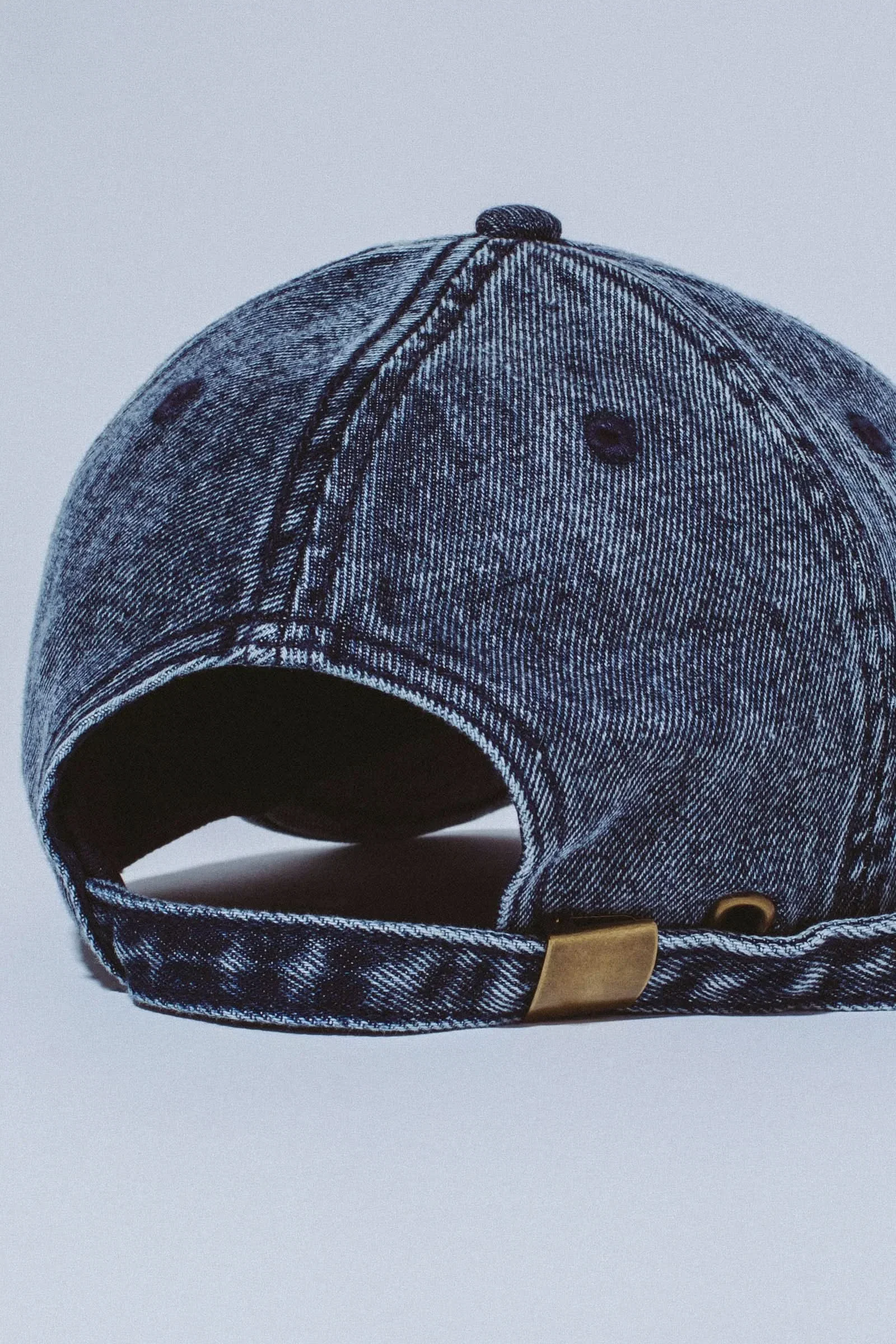 FA Three Spiral Denim 6 Panel Hat