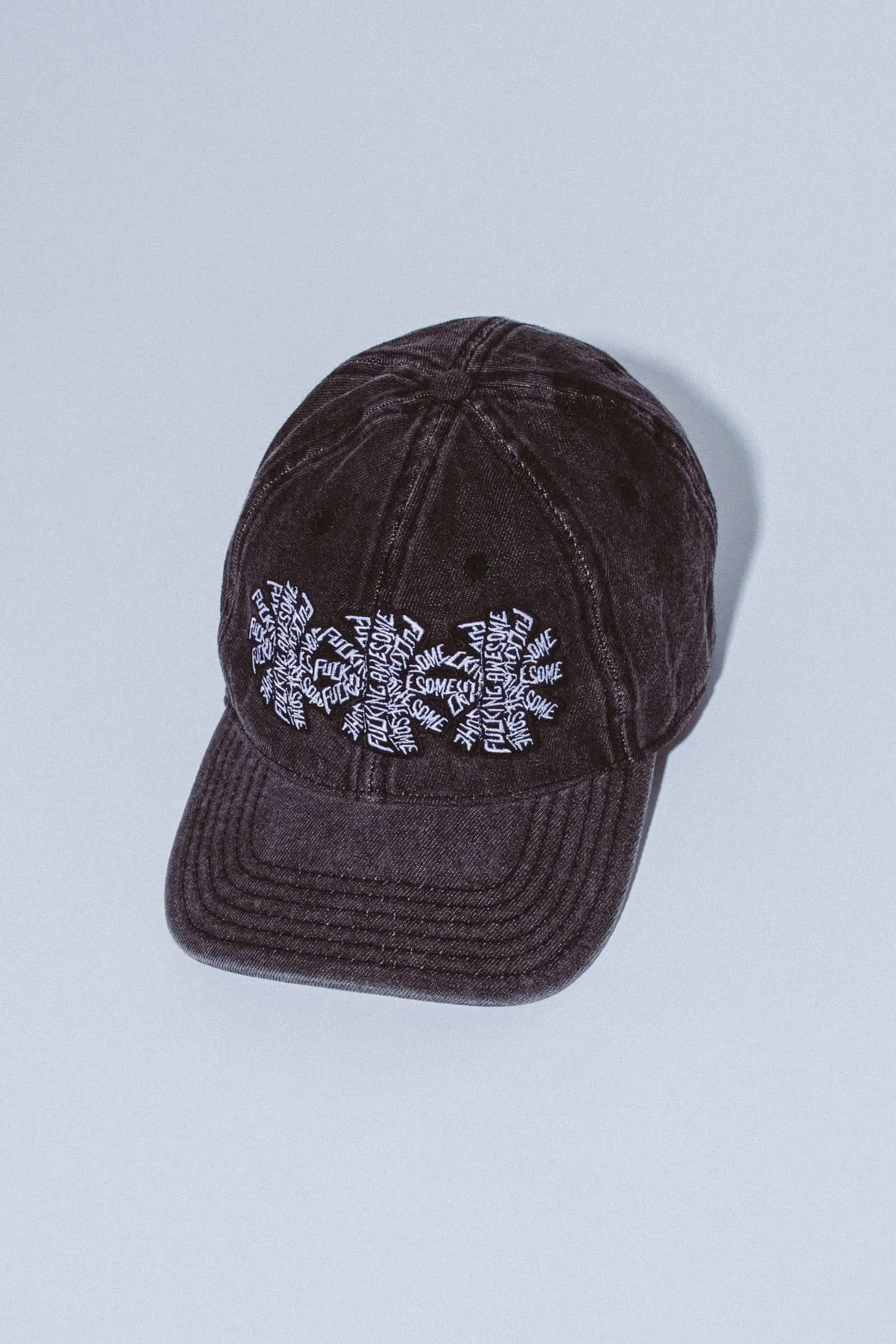 FA Three Spiral Denim 6 Panel Hat