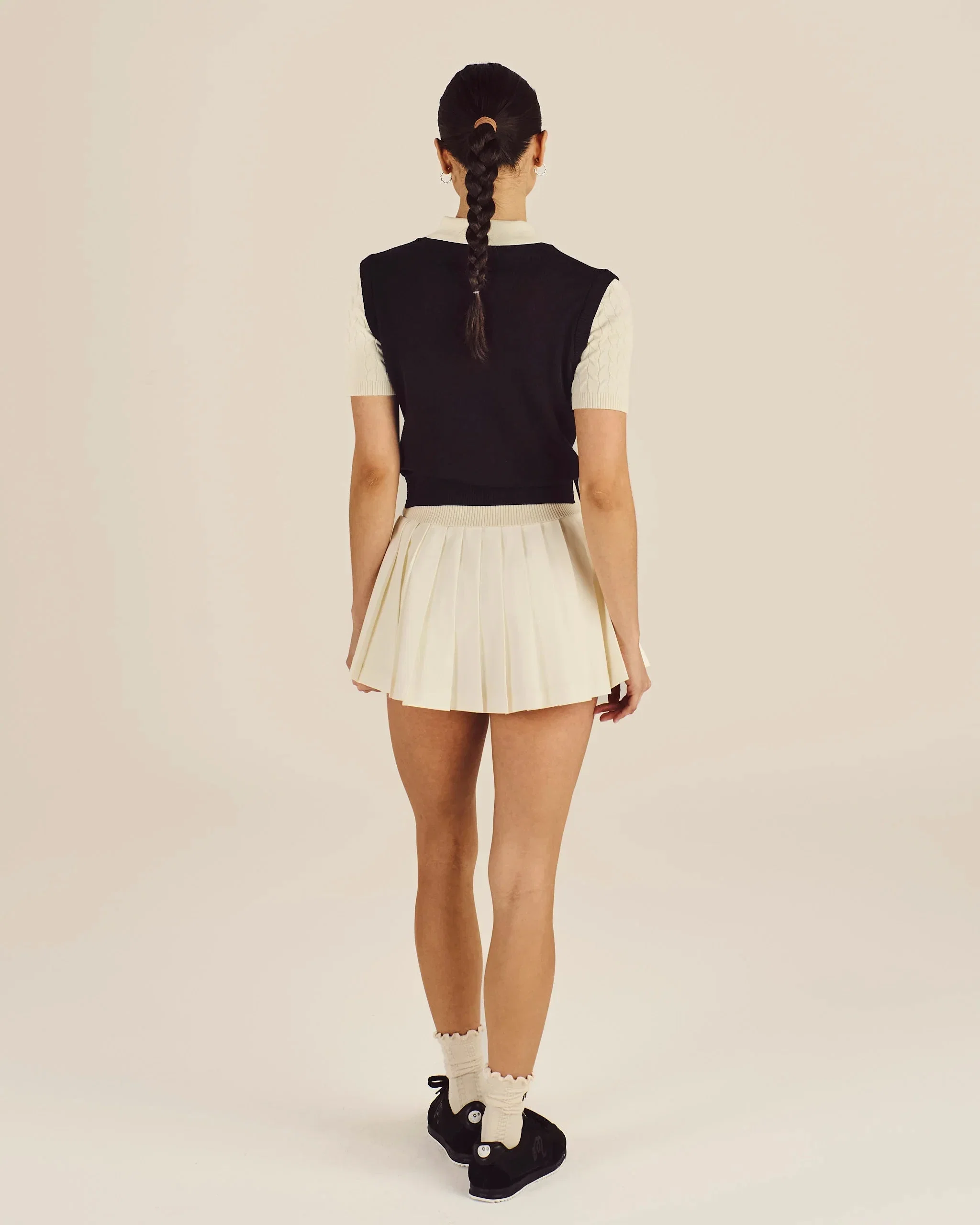 Malbon Golf Giselle Skirt Cream