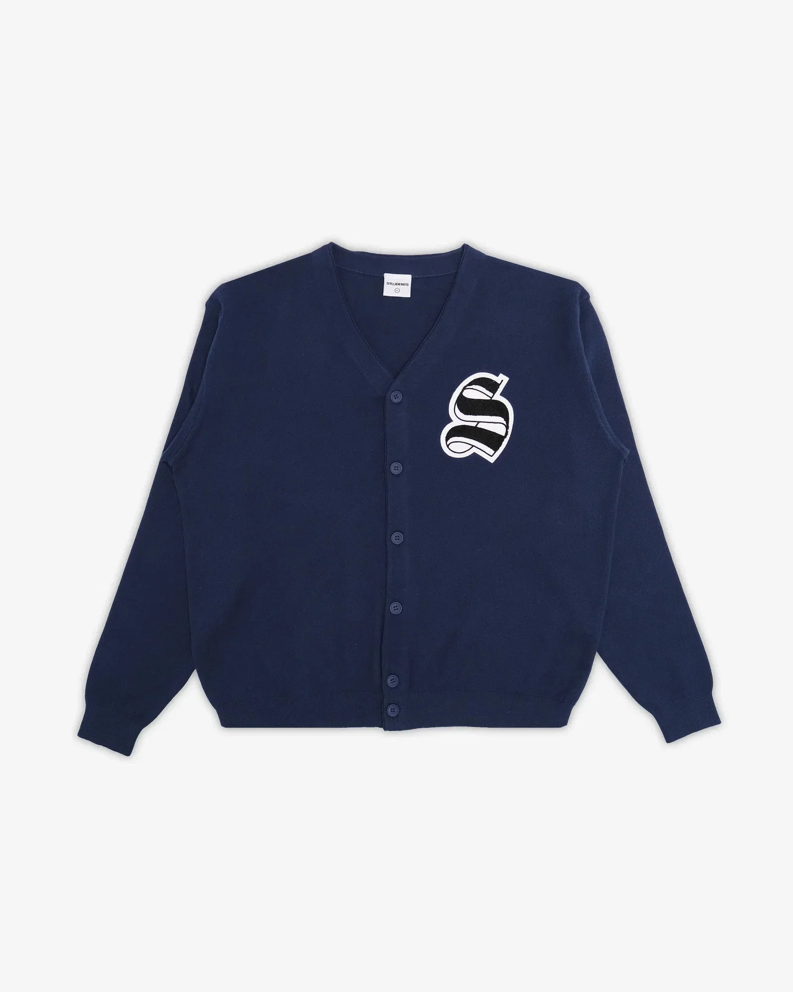 Students Golf Evander Knit Cardigan Navy