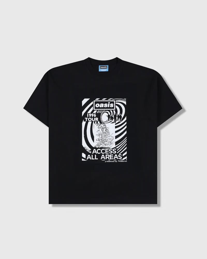 Pleasures All Access T-Shirt Black Tee