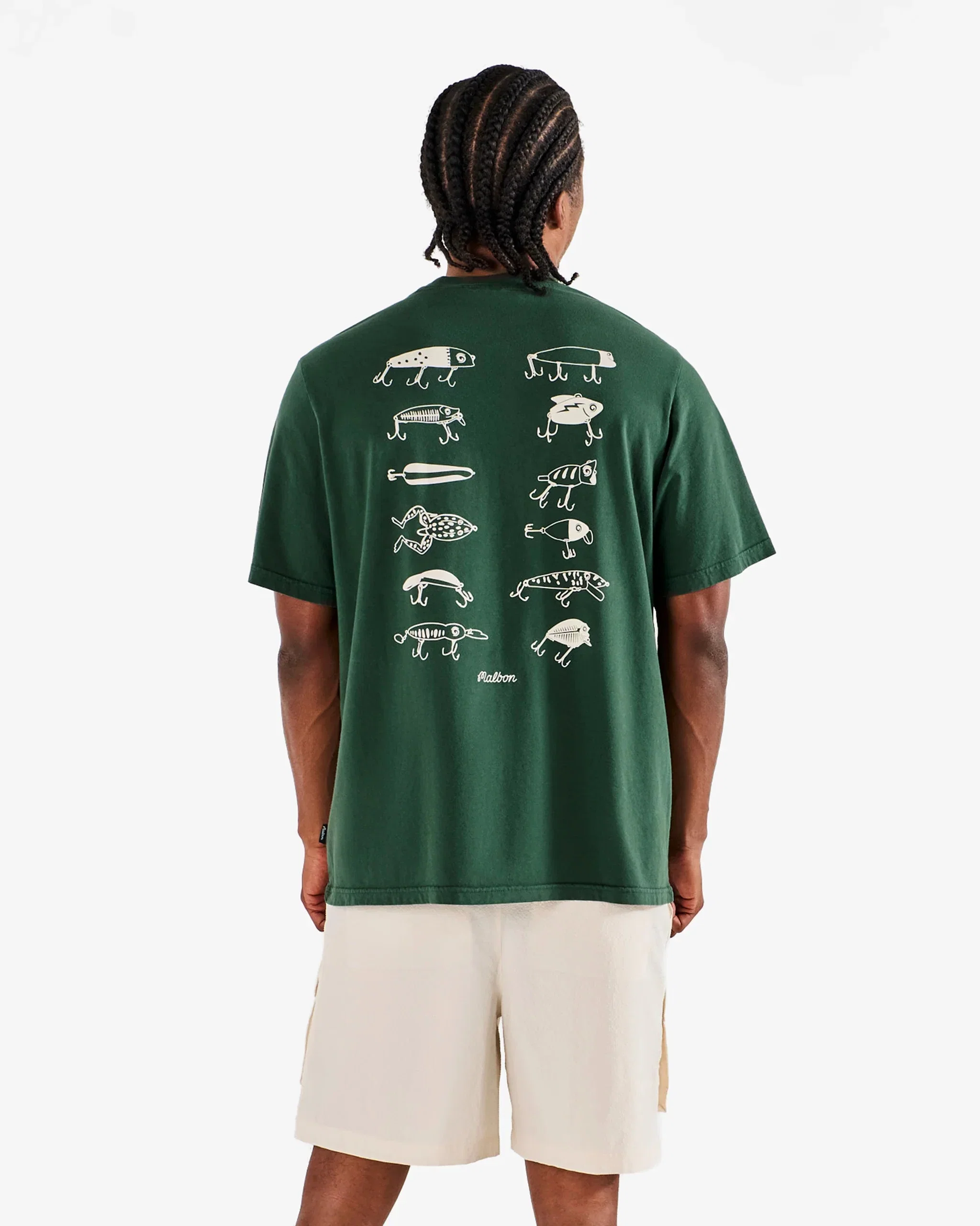 Malbon Golf Bermuda Lures Tee Green