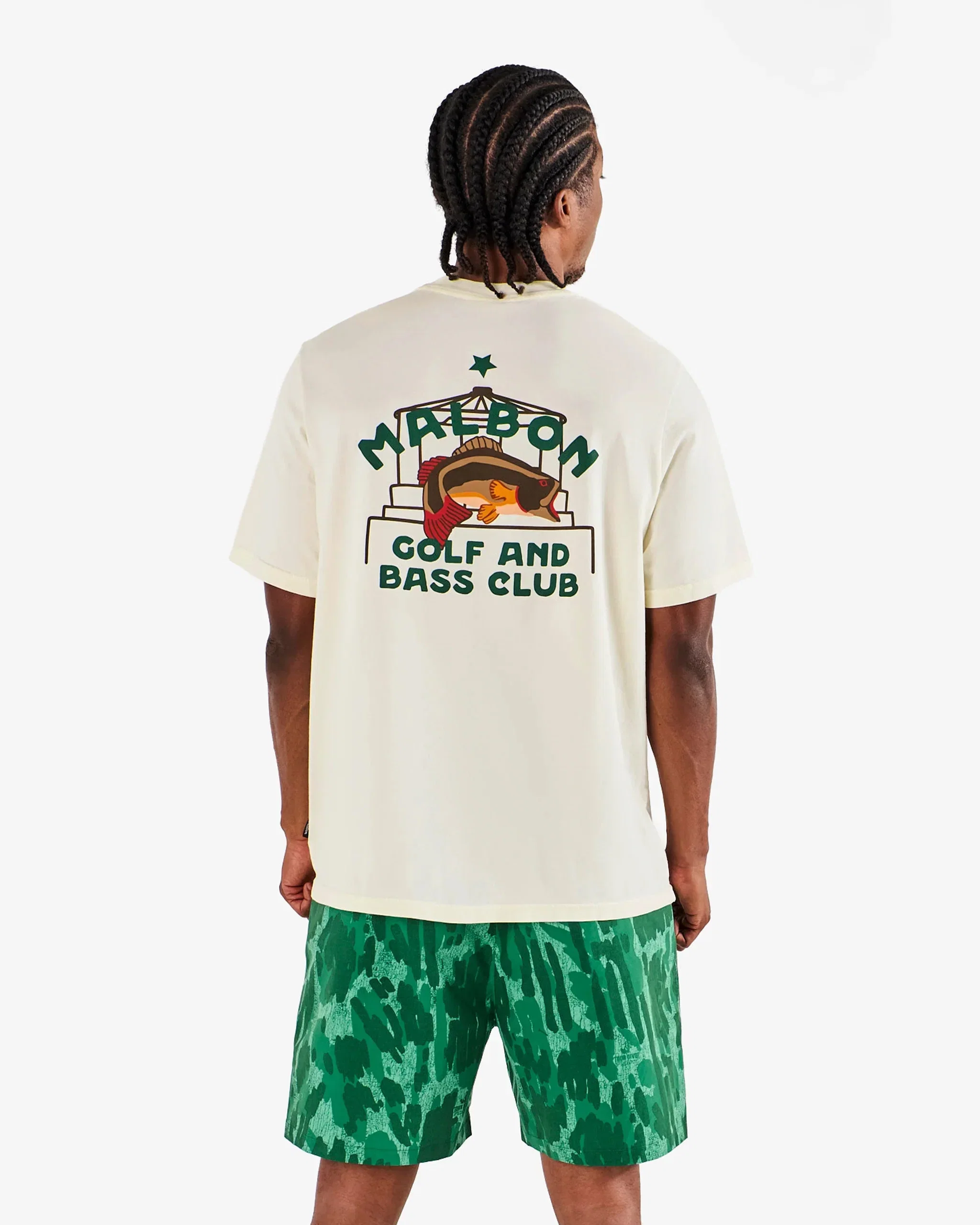 Malbon Golf Vista Bass Club Tee
