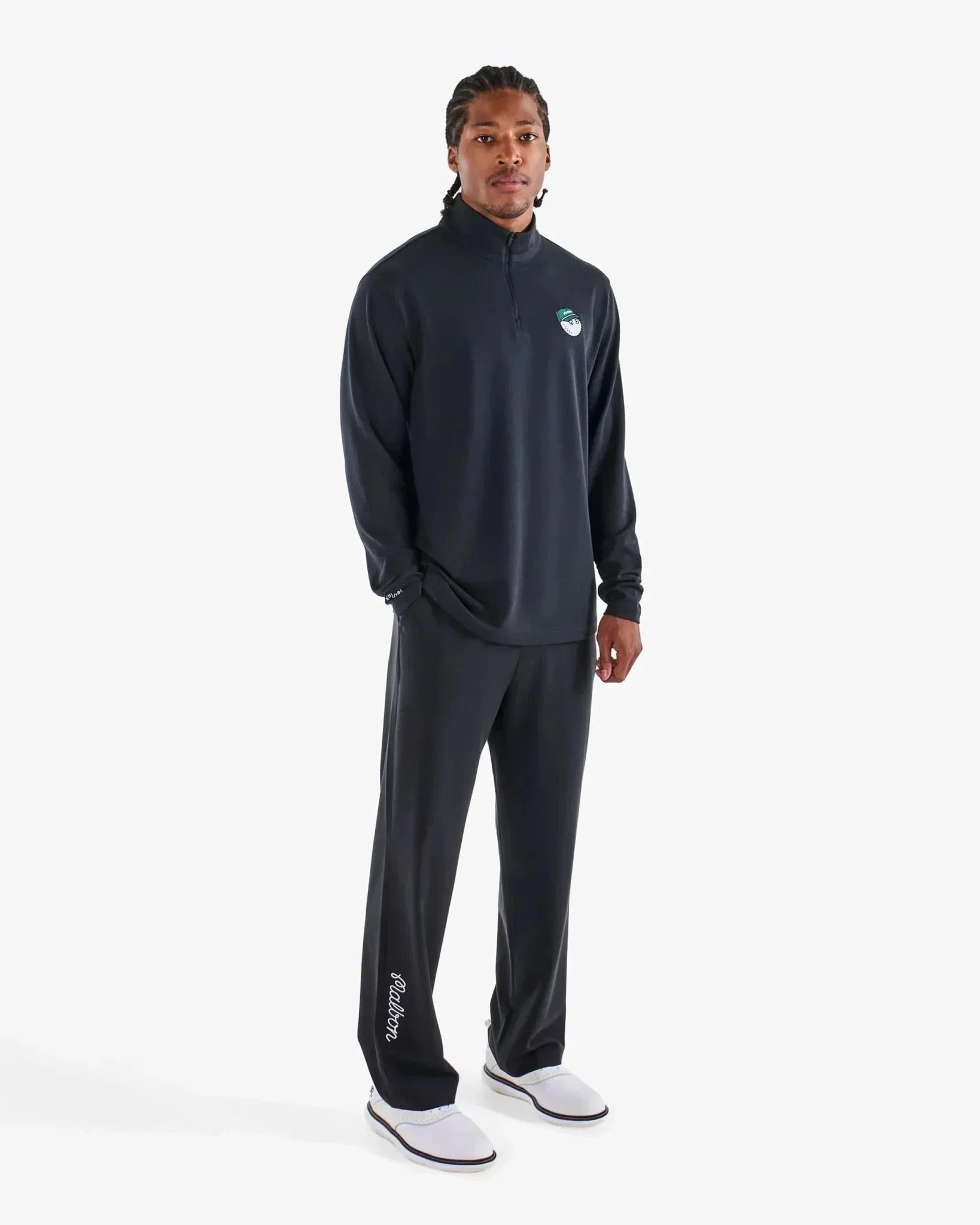 Malbon Golf Malbon Magnolia CoolCore Pant Black – Golf Lifestyle Pants