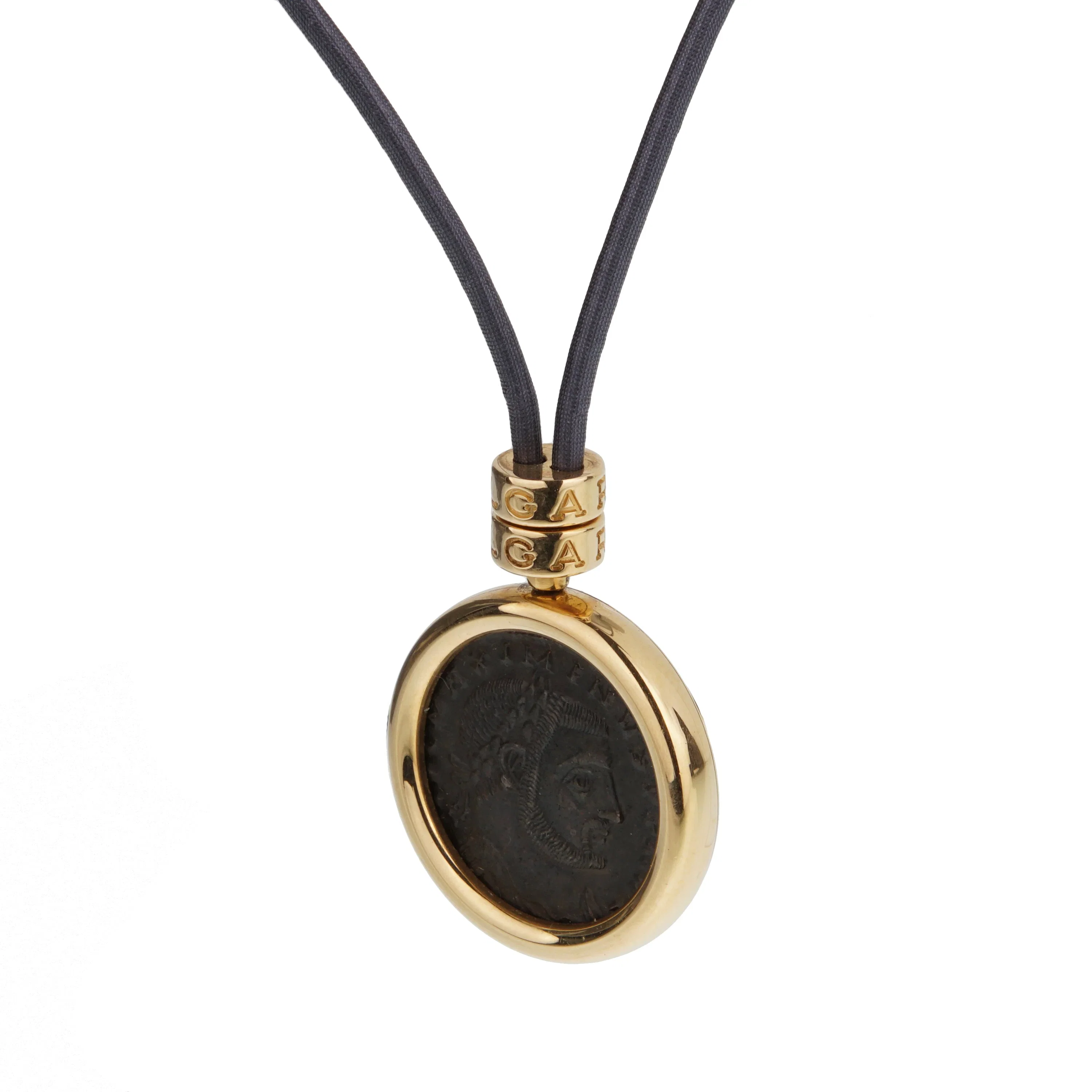 Bvlgari Monete 18k Yellow Gold Ancient Coin Necklace