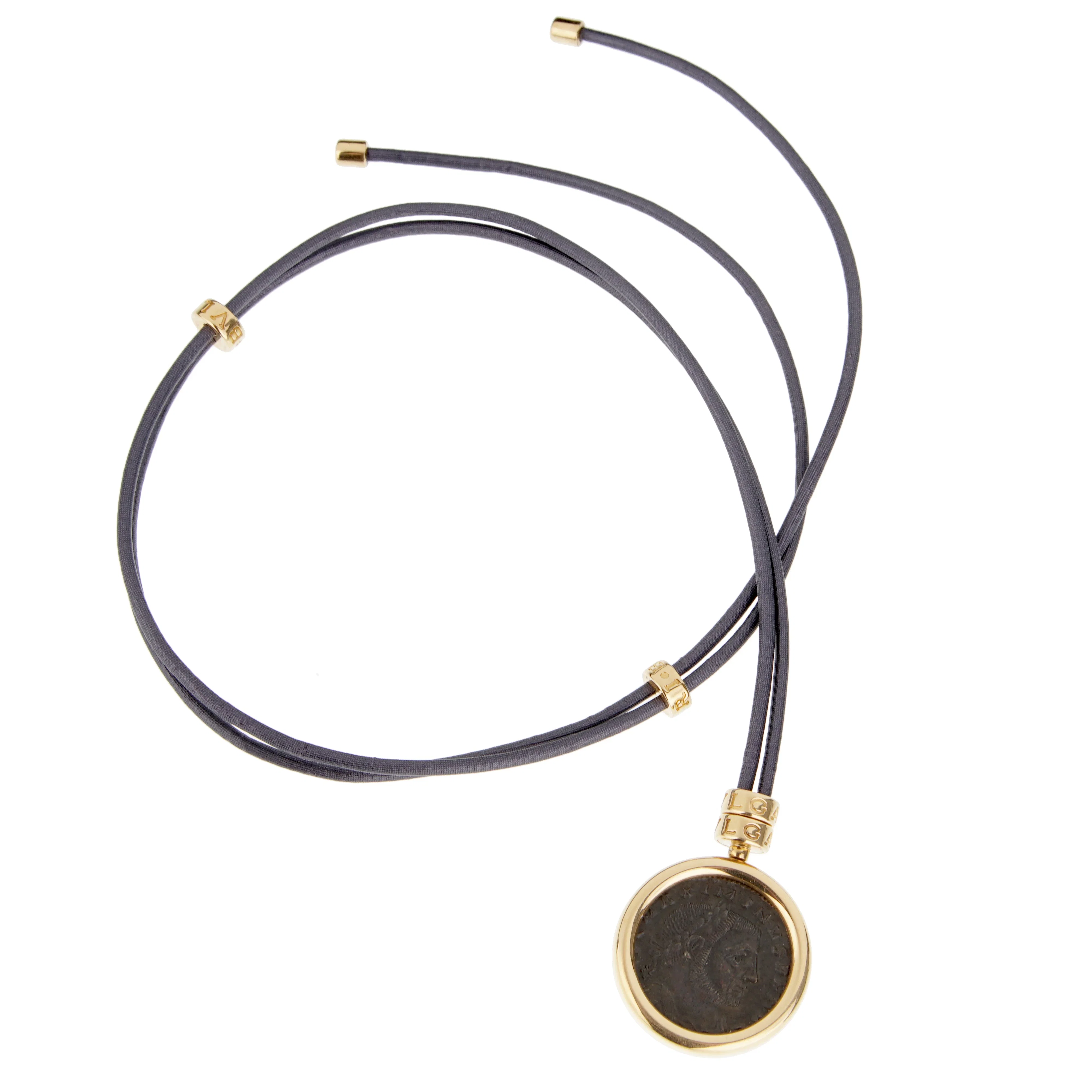 Bvlgari Monete 18k Yellow Gold Ancient Coin Necklace