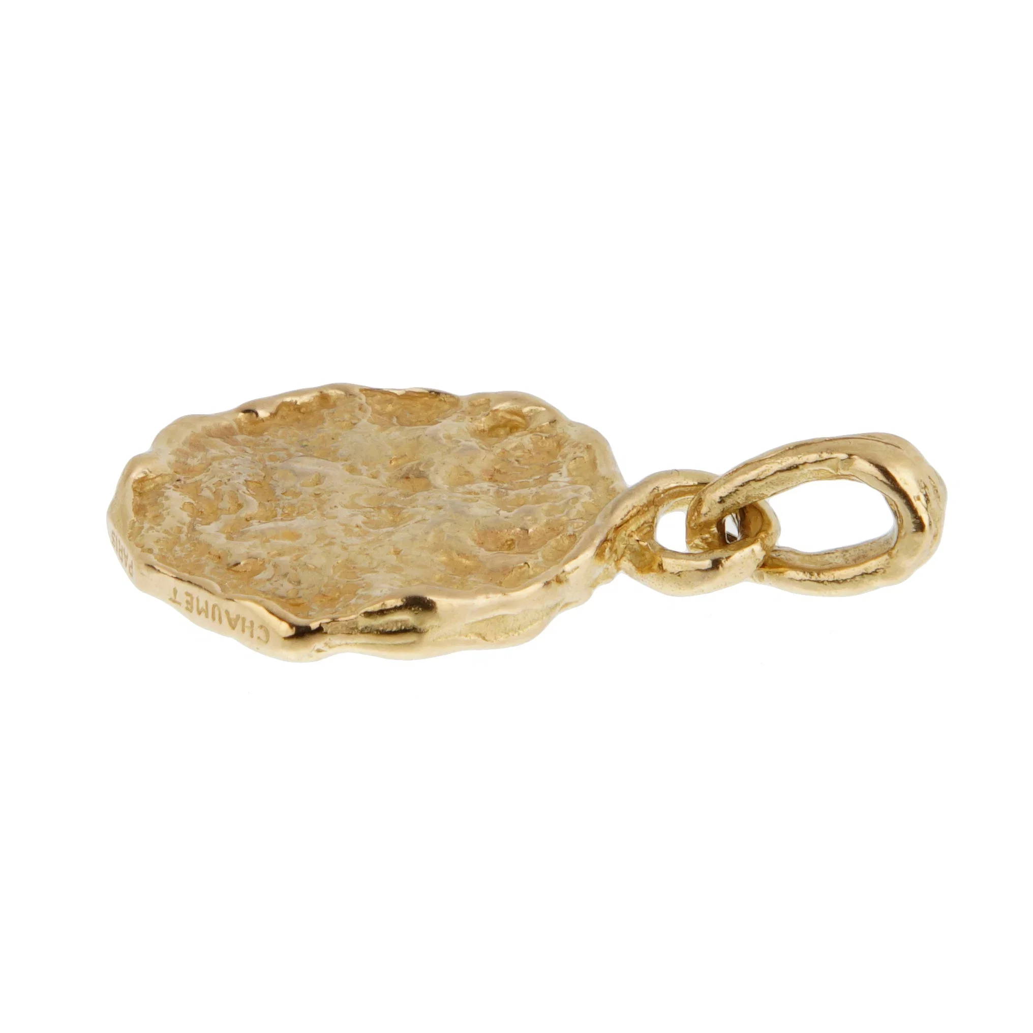 Chaumet Libra Zodiac 18k Yellow Gold Pendant Necklace