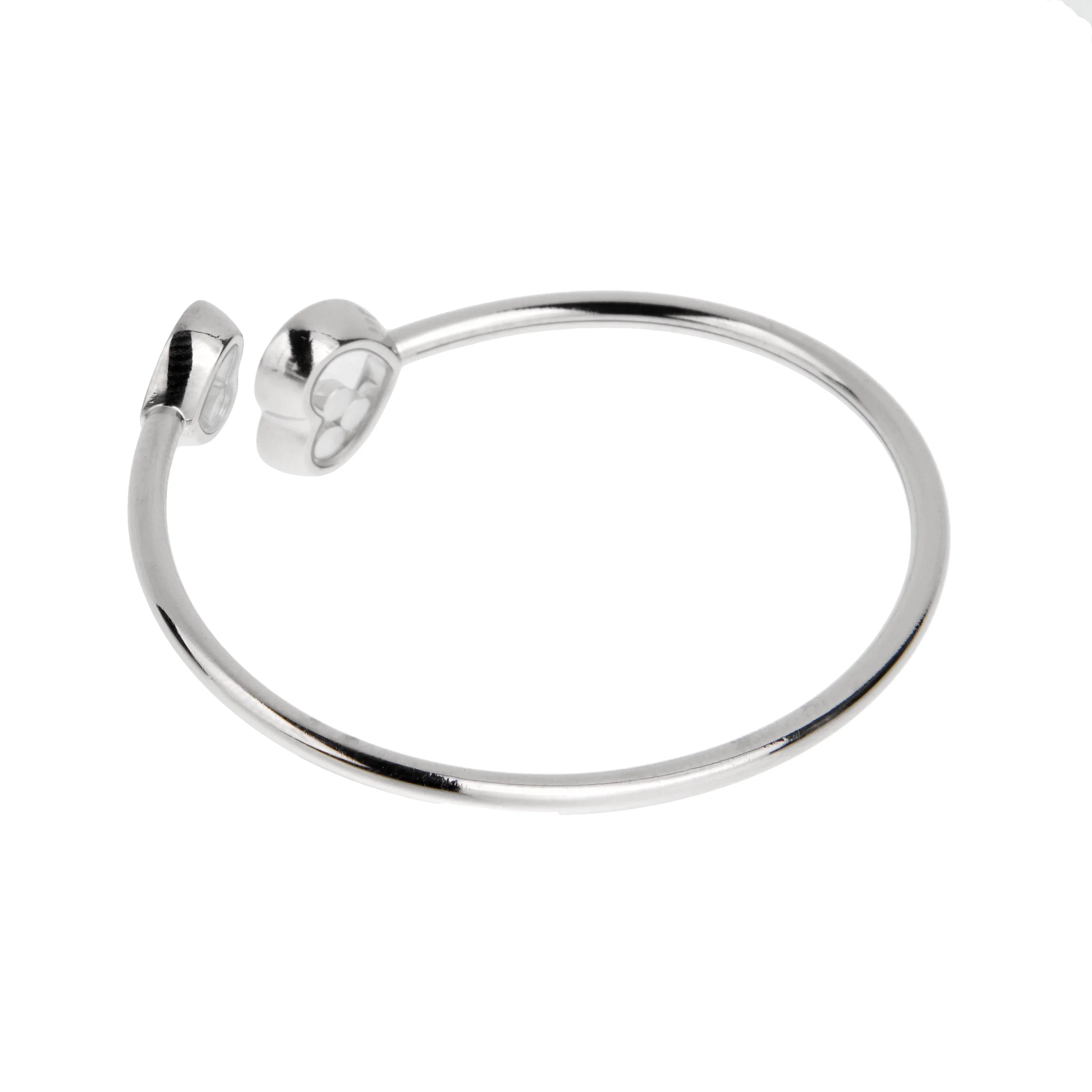 Chopard Happy Diamonds Icons 18k White Gold Bangle Bracelet