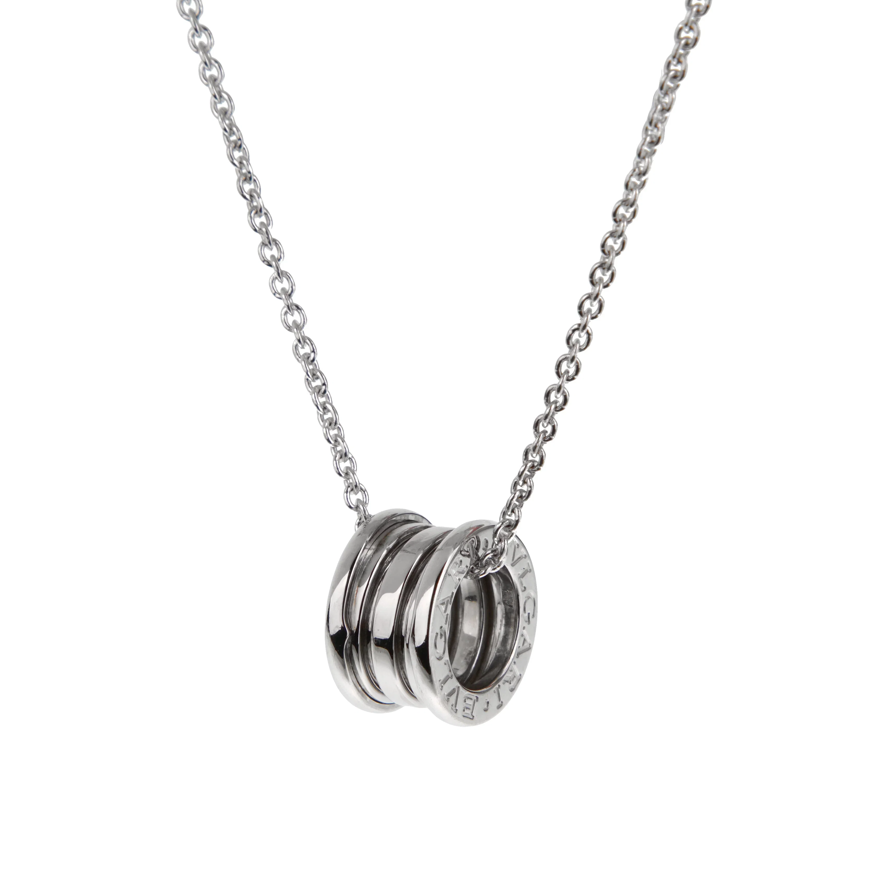 Bvlgari Bzero1 Vintage 18k White Gold Pendant Necklace