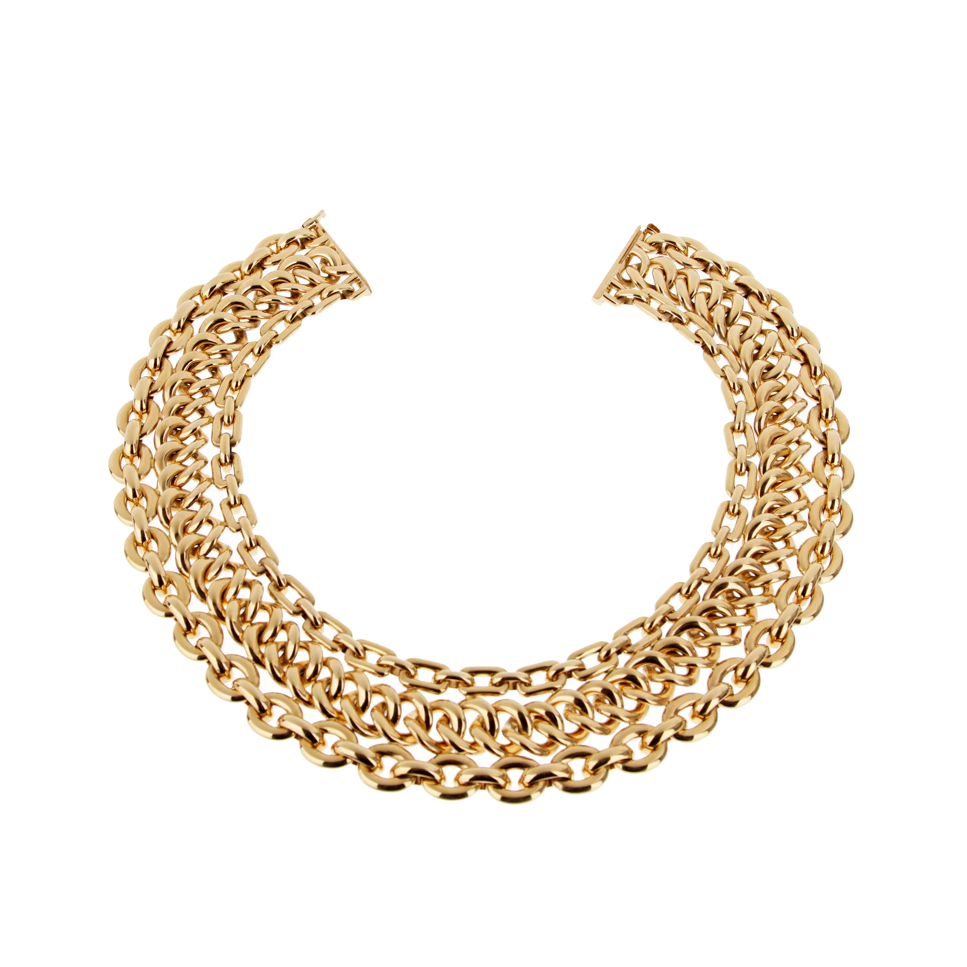 Ralph Lauren Purple Label Chunky Chain 18k Yellow Gold Necklace