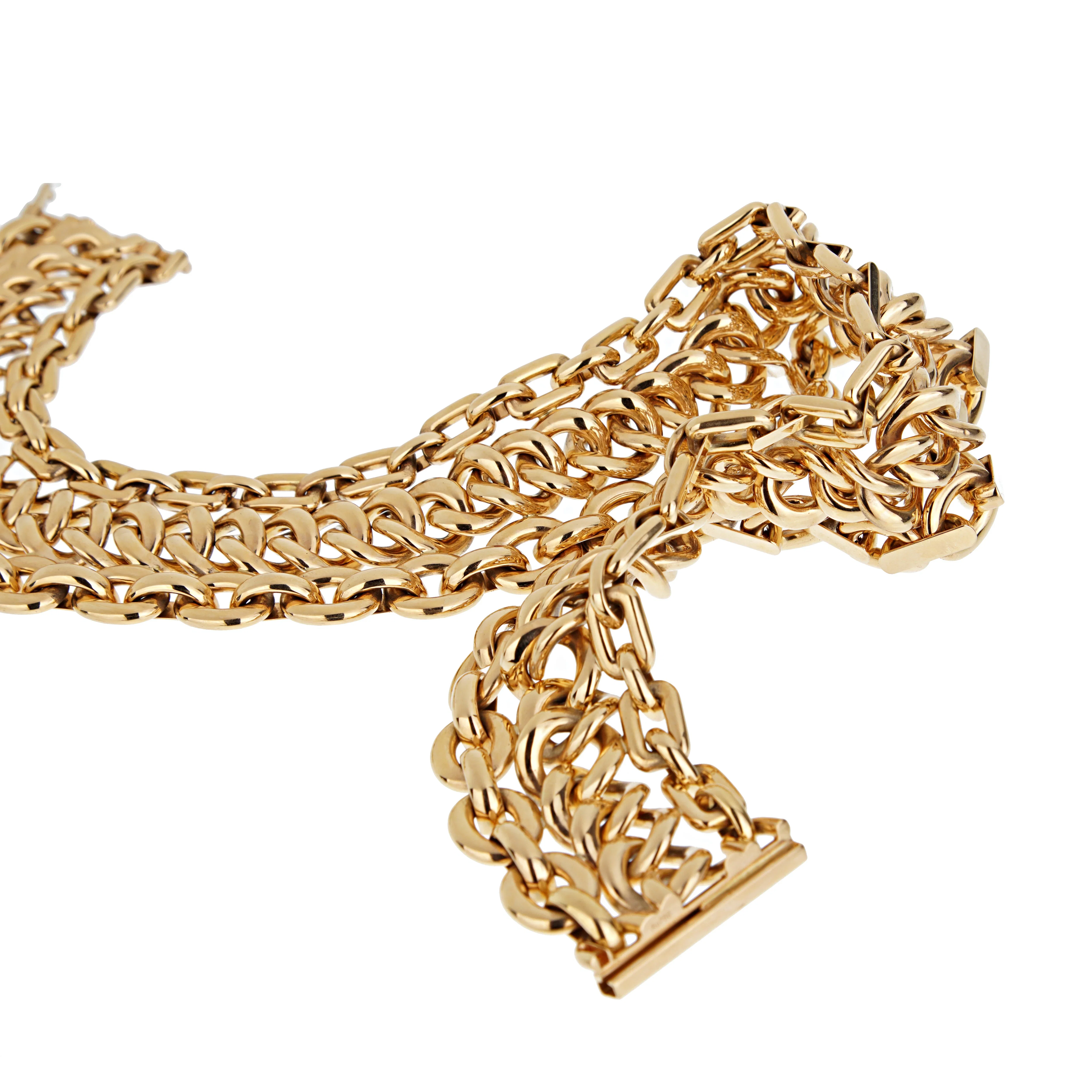 Ralph Lauren Purple Label Chunky Chain 18k Yellow Gold Necklace