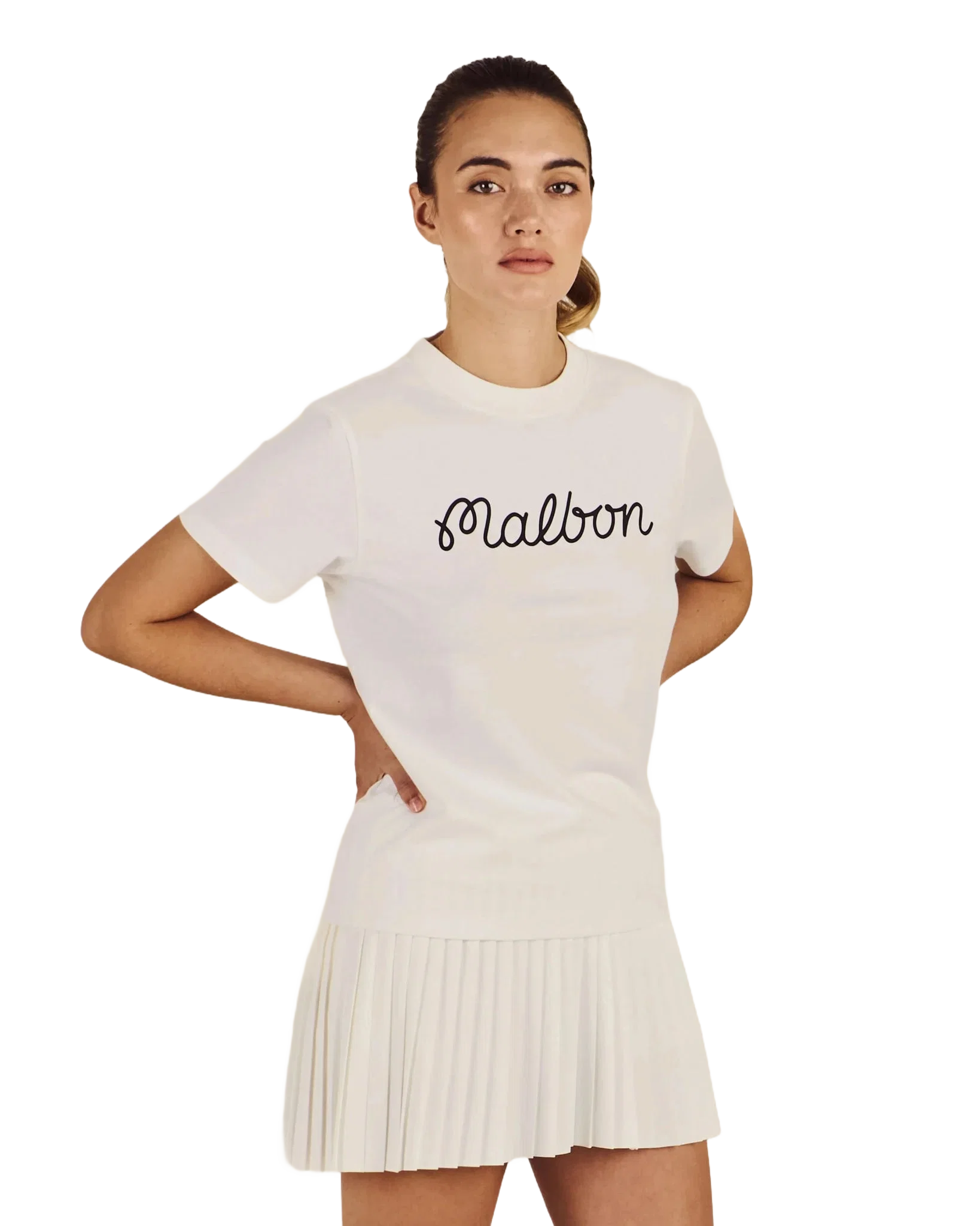 Malbon Golf Women’s Cosette Tee — White