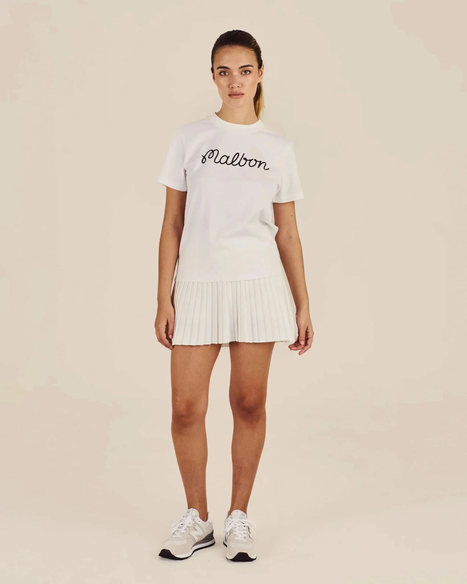 Malbon Golf Women’s Cosette Tee — White