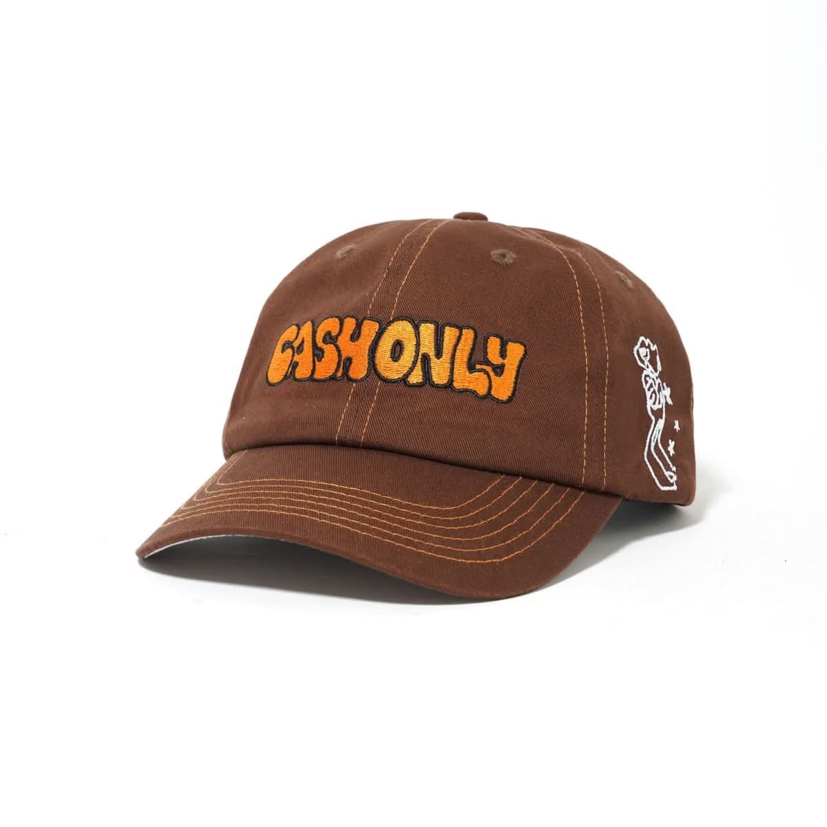 Cash Only Sketchbook 6 Panel Hat