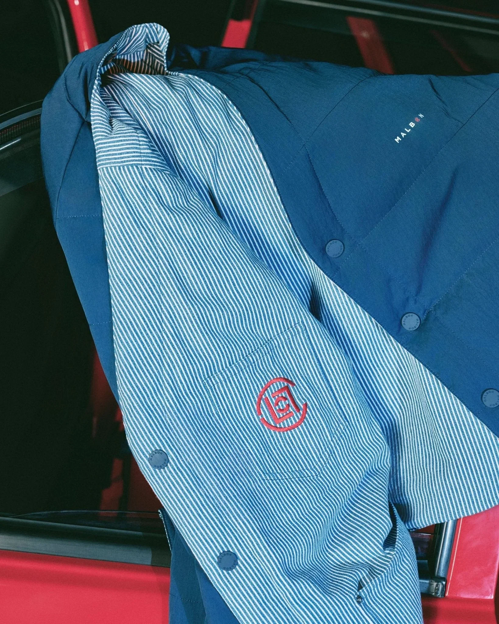 Malbon Golf x CLOT Reversible Jacket