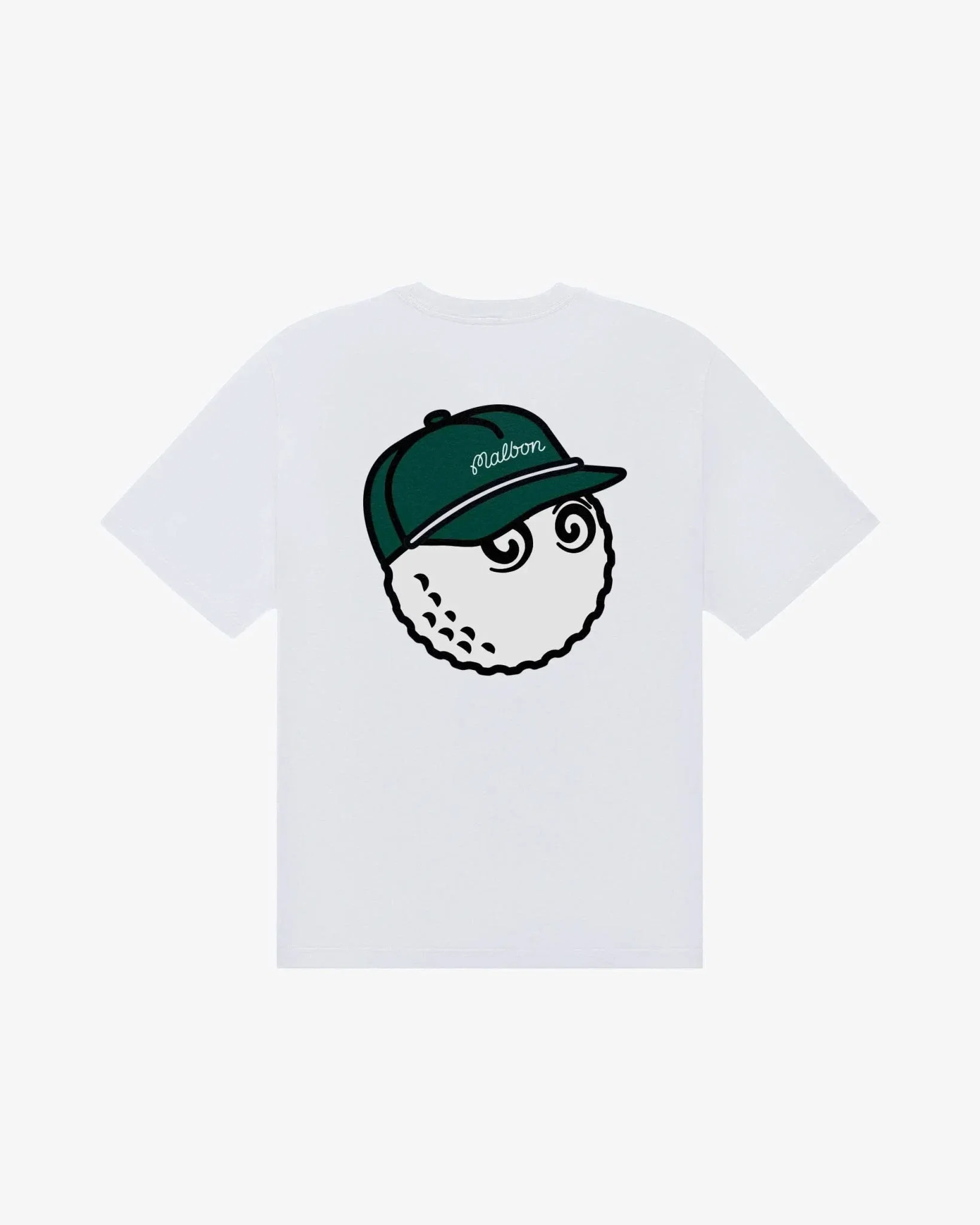 Malbon Golf Bermuda Baldwin Tee – White