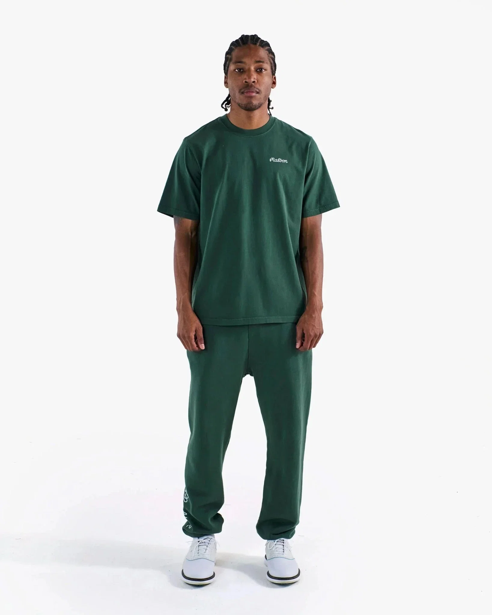 Malbon Golf Bermuda Baldwin Tee – Forest