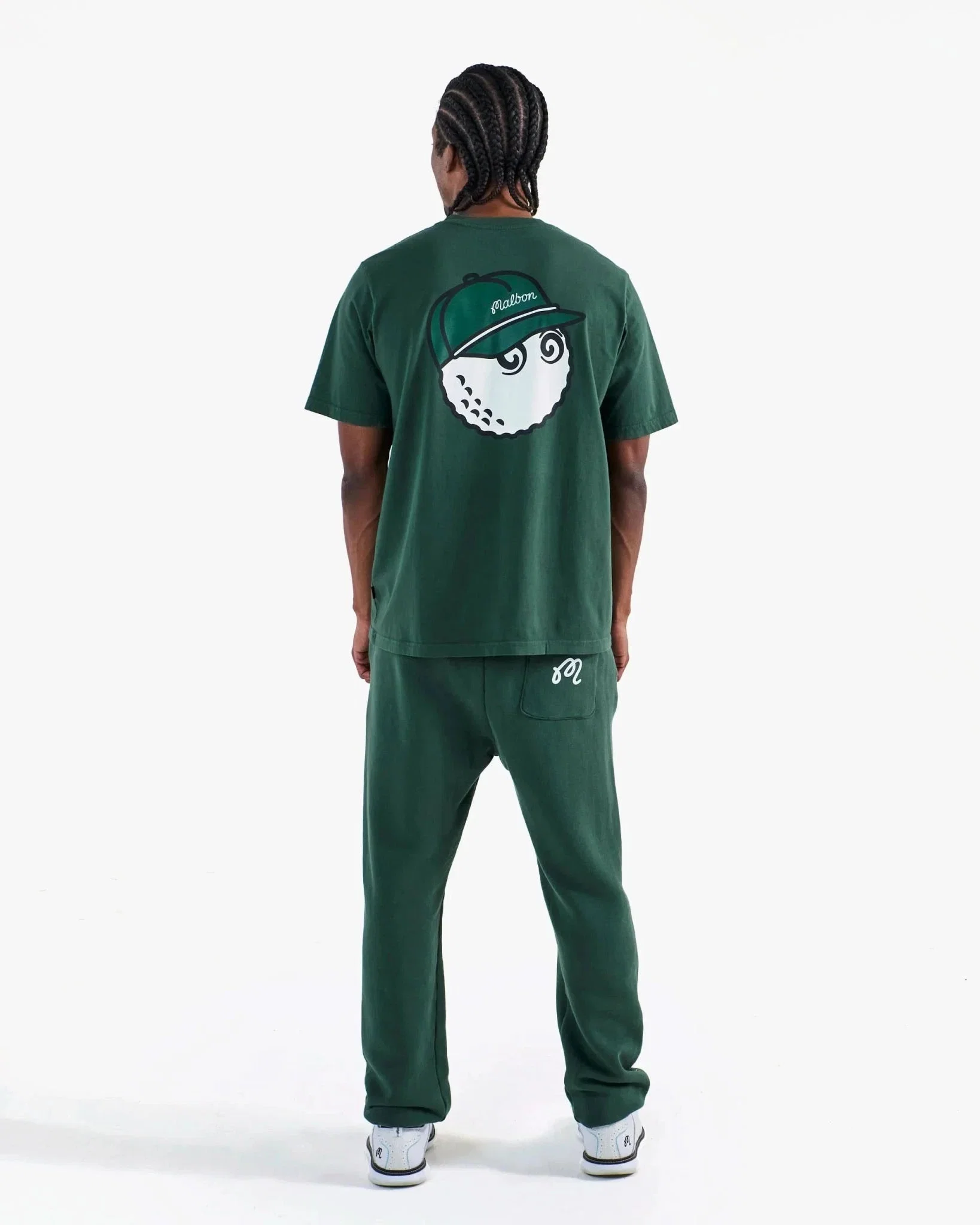 Malbon Golf Bermuda Baldwin Tee – Forest
