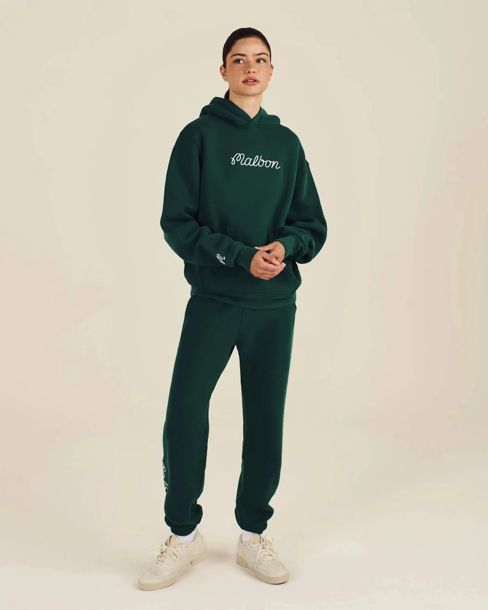 Malbon Golf Fesque Hoodie – Forest Green