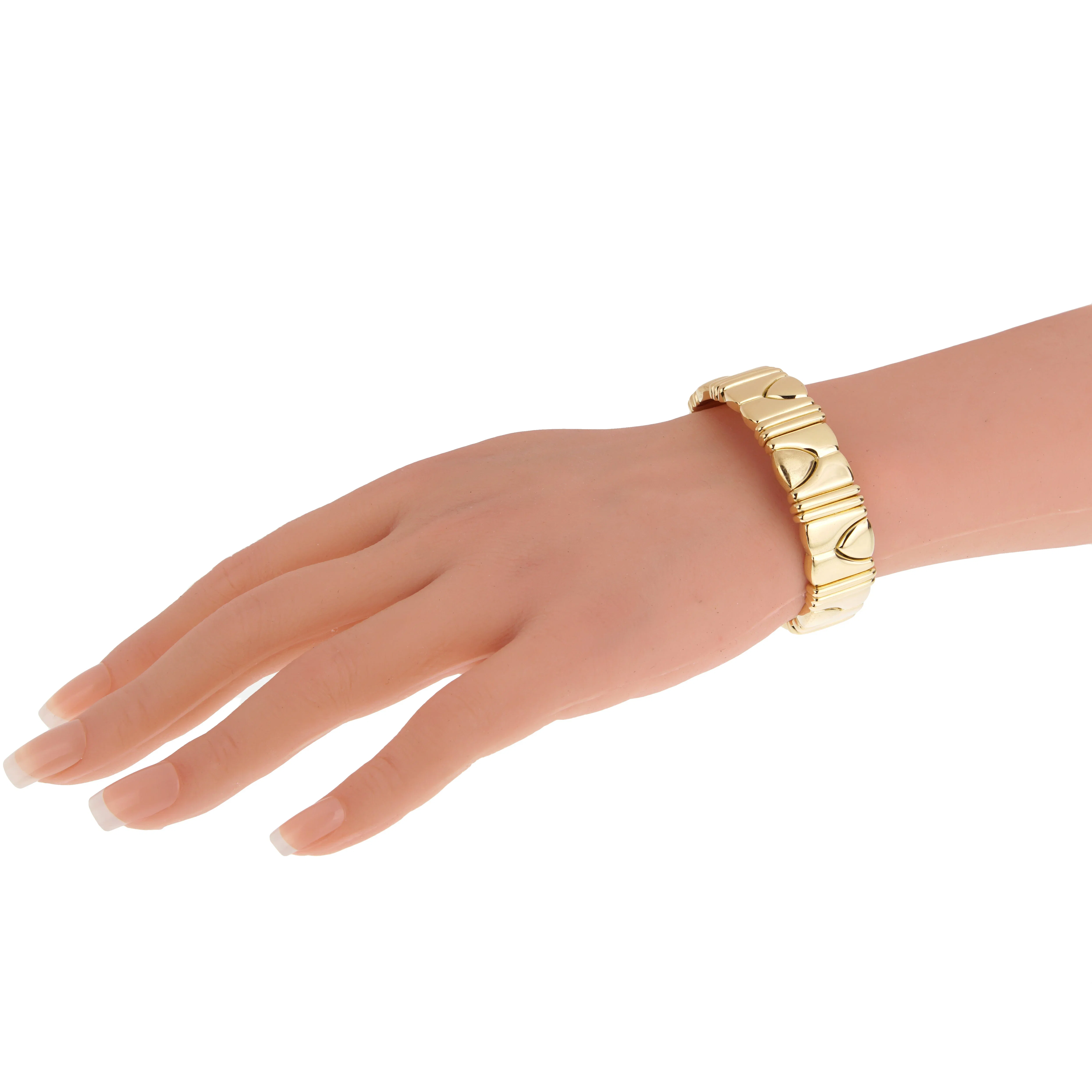 Bvlgari Vintage 18k Yellow Gold Cuff Bracelet