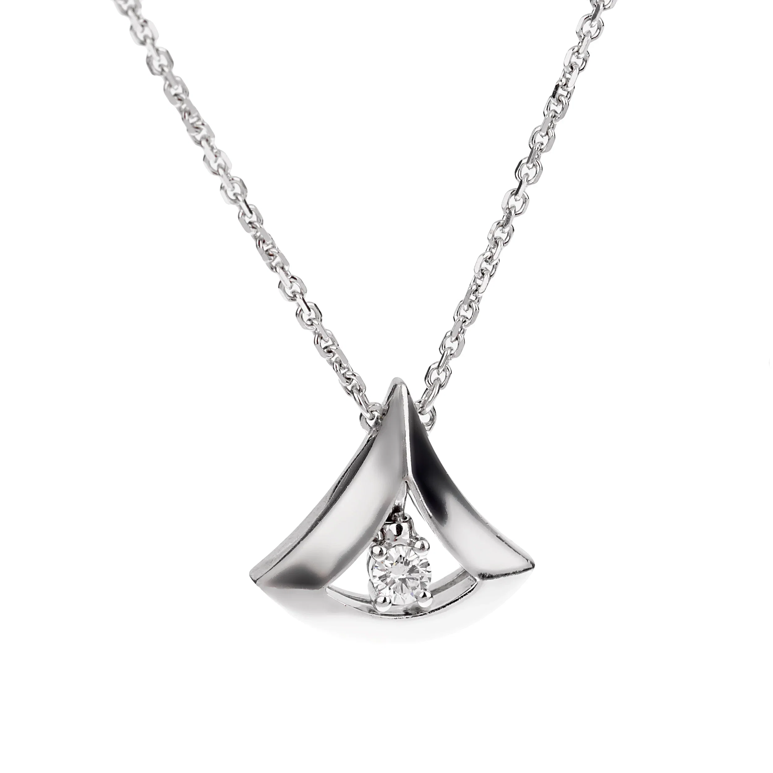 Bvlgari Divas Dream 18k Diamond White Gold Pendant Necklace