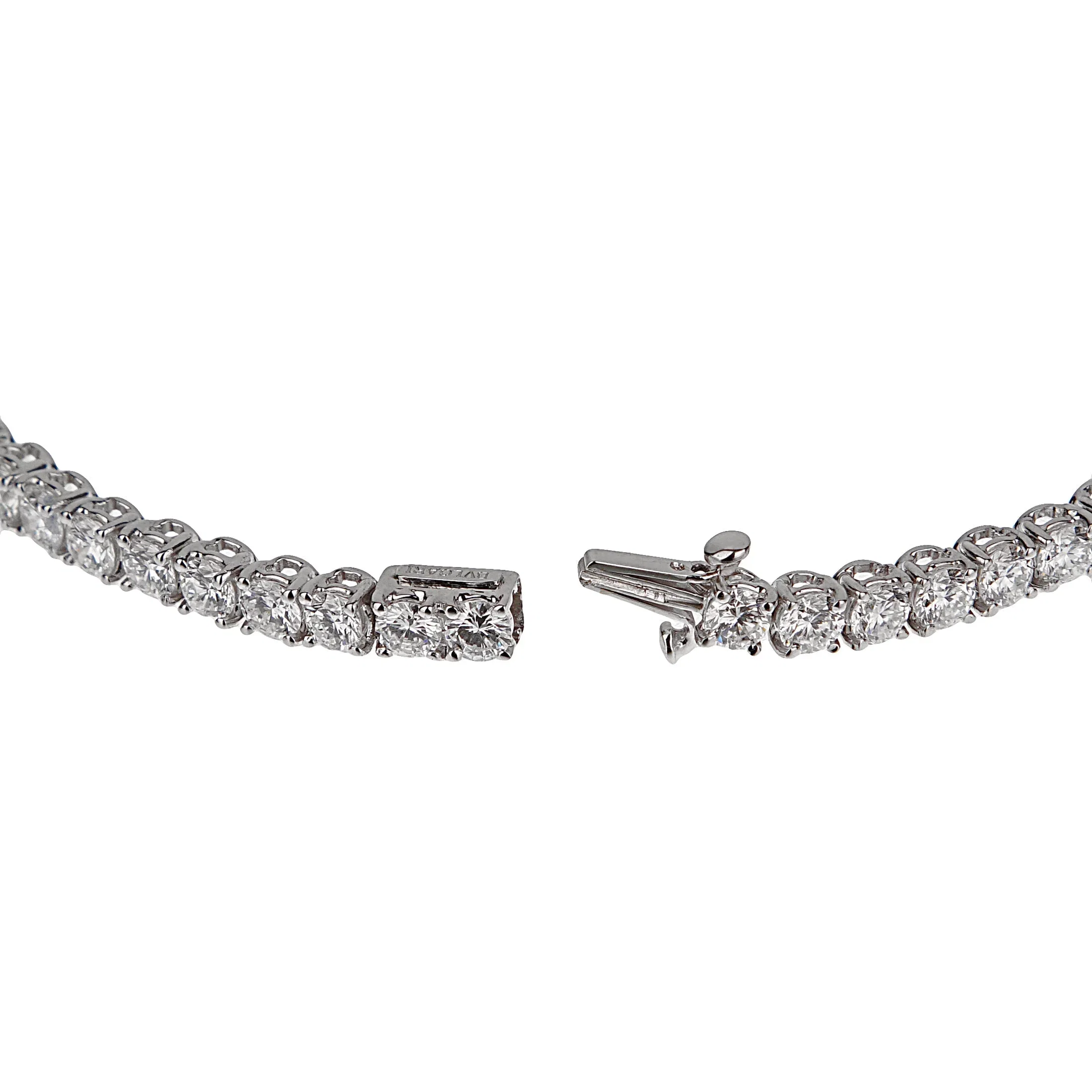 Bvlgari Griffe 6ct Diamond 18k White Gold Tennis Bracelet