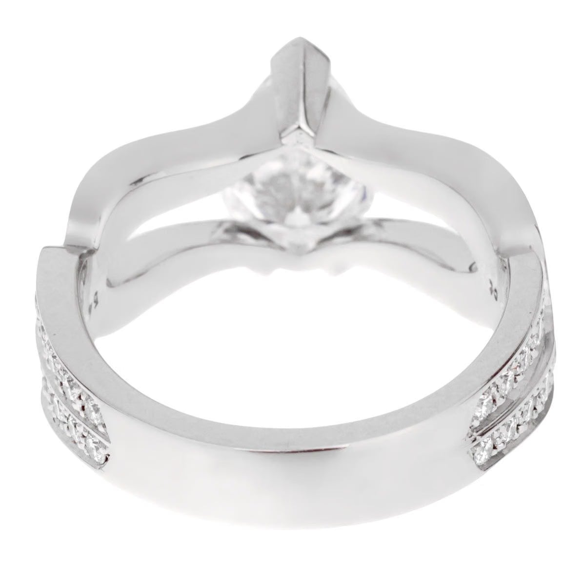 Piaget Jardin Secret Pear Diamond Engagement Ring Sz 6 1/2