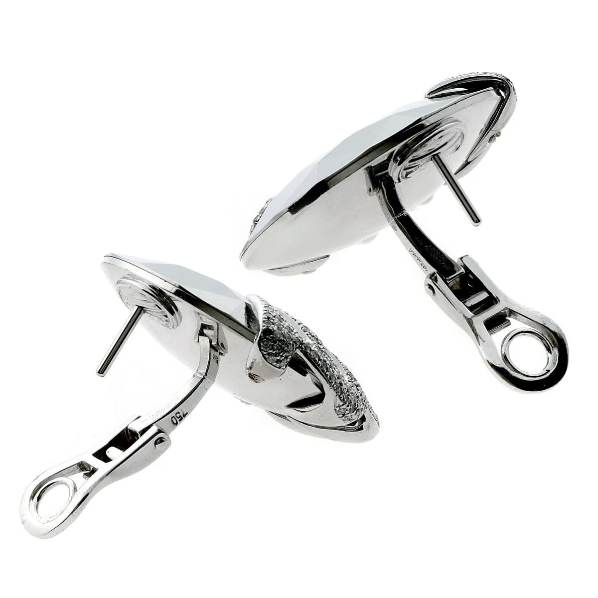 Chopard Golden Dreams Diamond 18k White Gold Earrings
