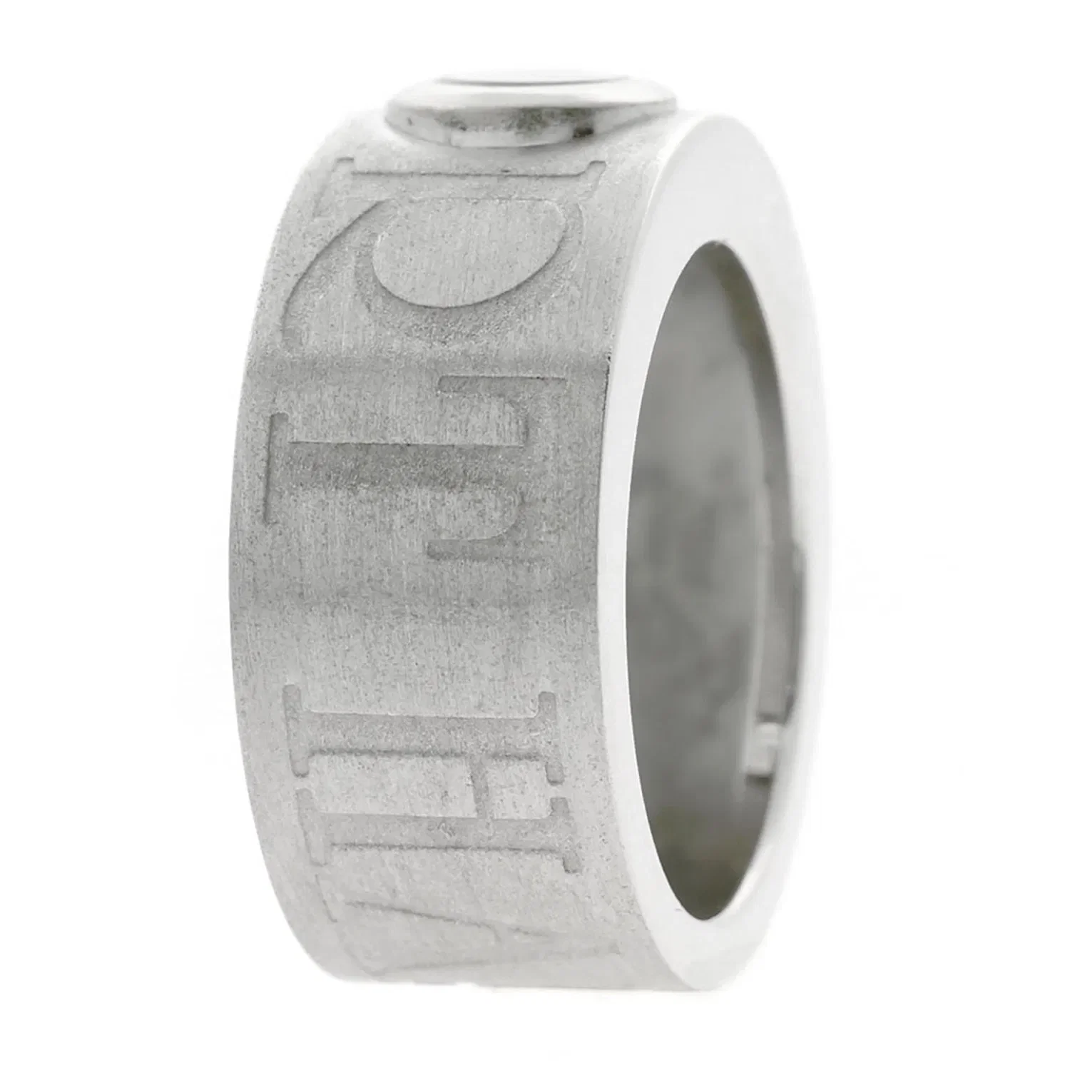 Chopard Happy Diamond Sport 18k White Gold Band Ring