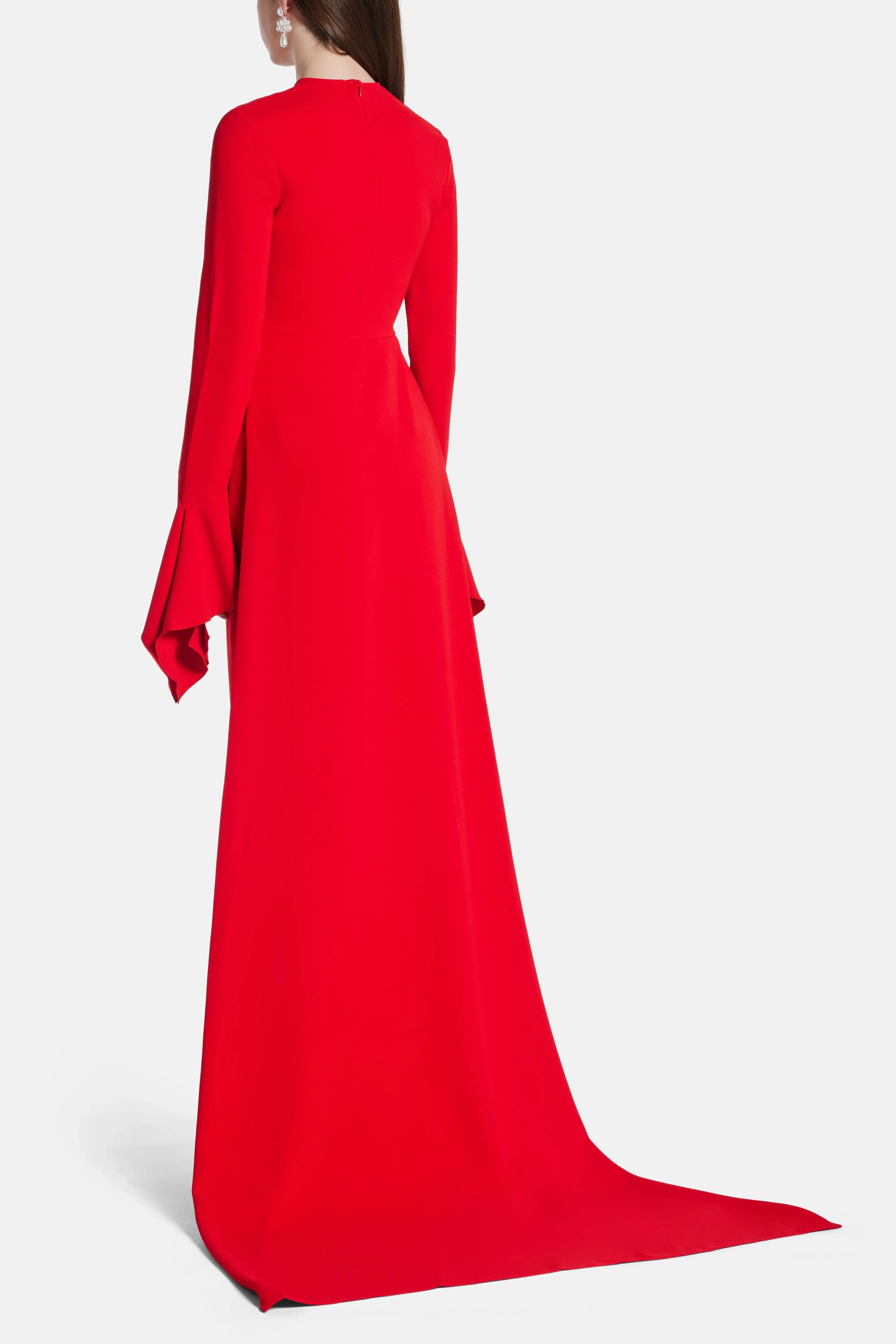 Solace London Blake Evening Dress in Red