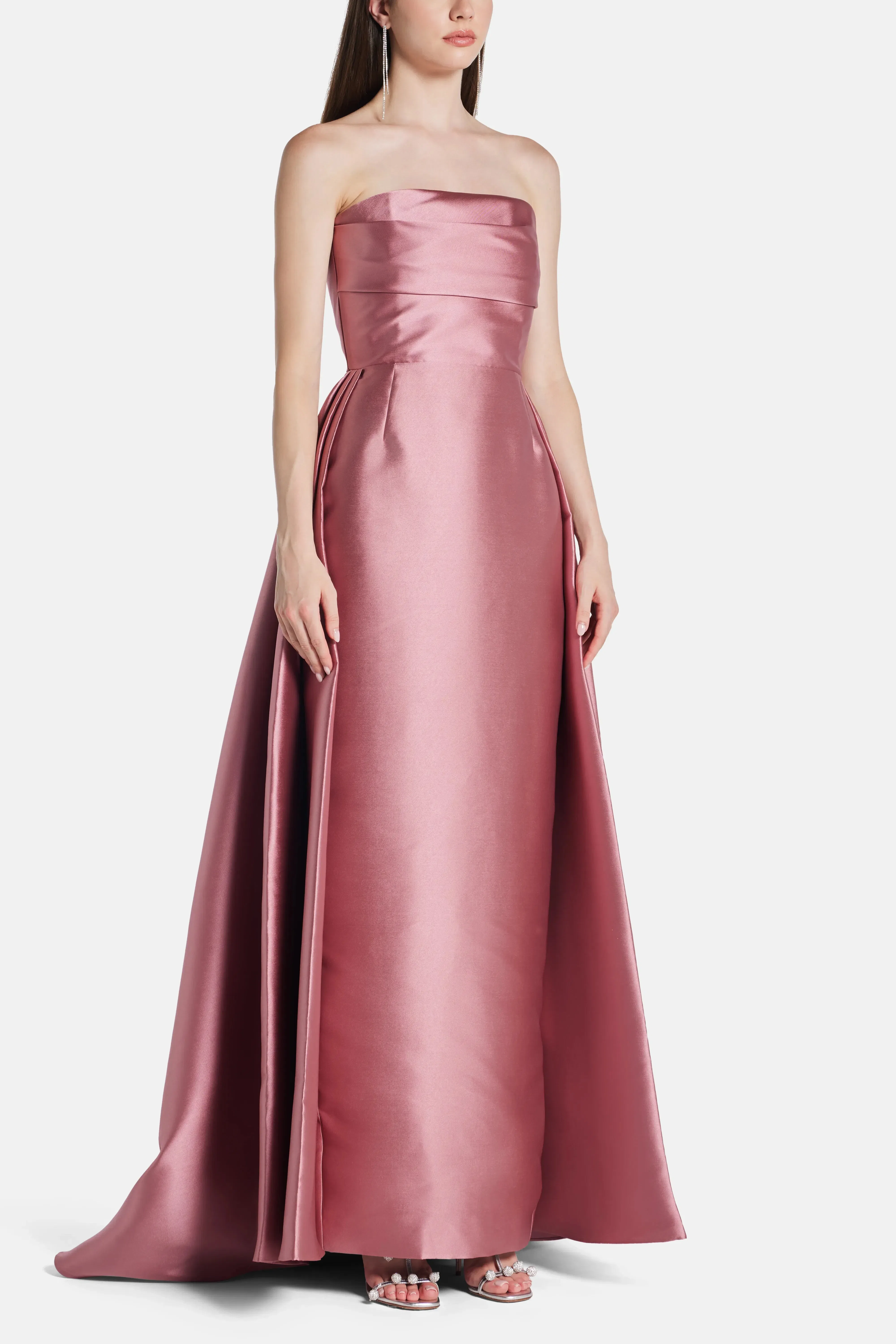 Solace London Tiffany Evening Gown in Pink