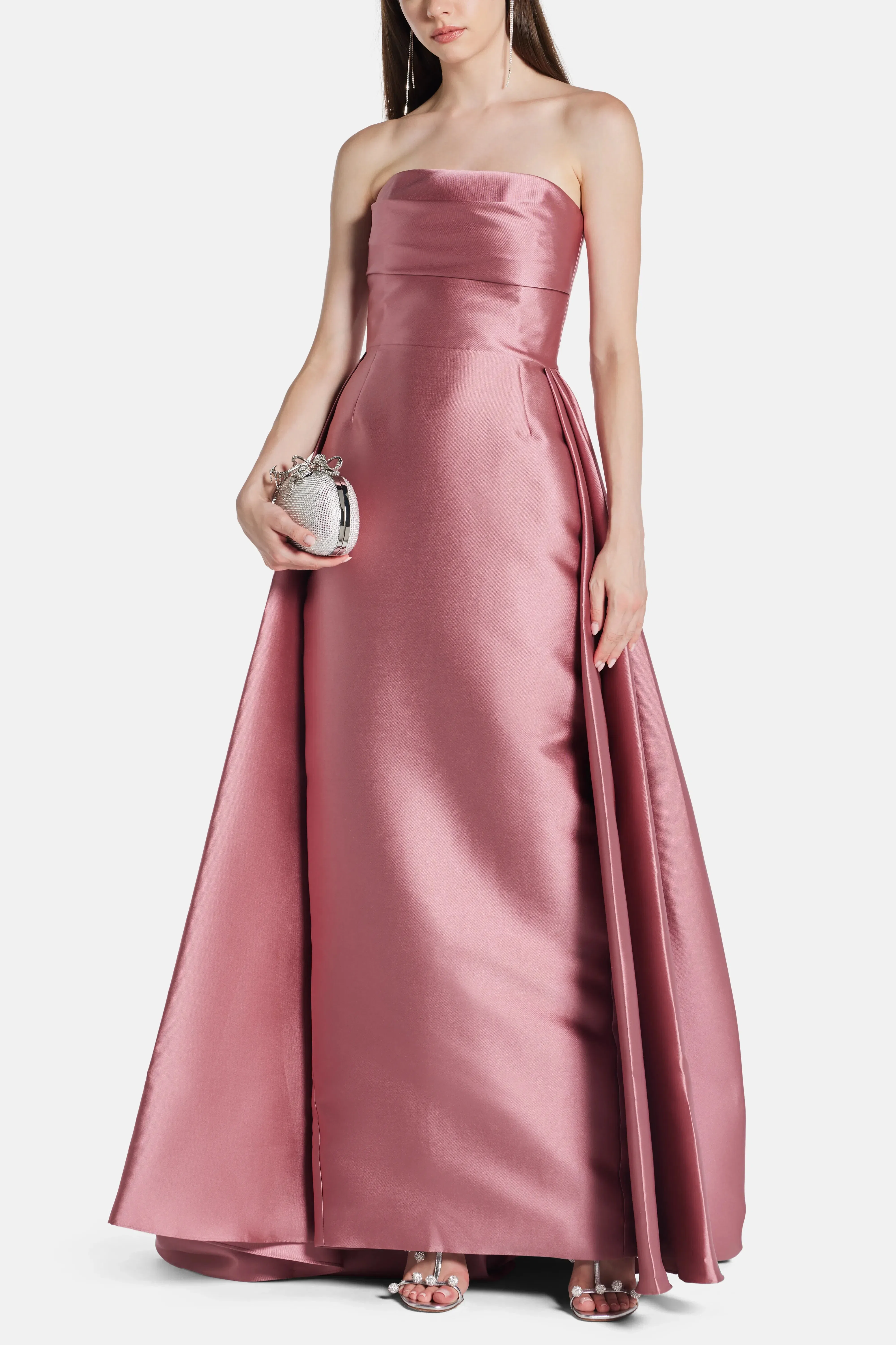Solace London Tiffany Evening Gown in Pink
