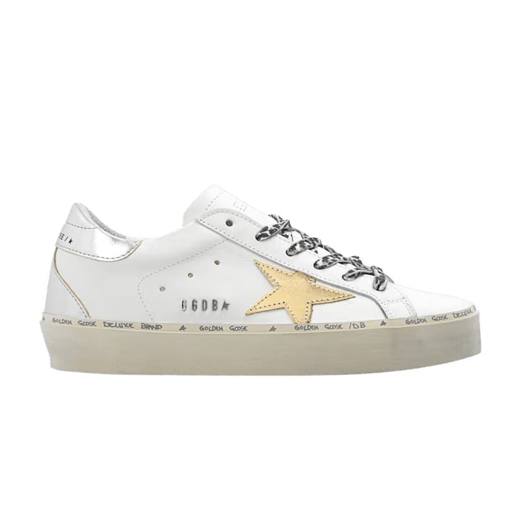 Golden Goose Wmns Hi Star 'White Gold Silver'