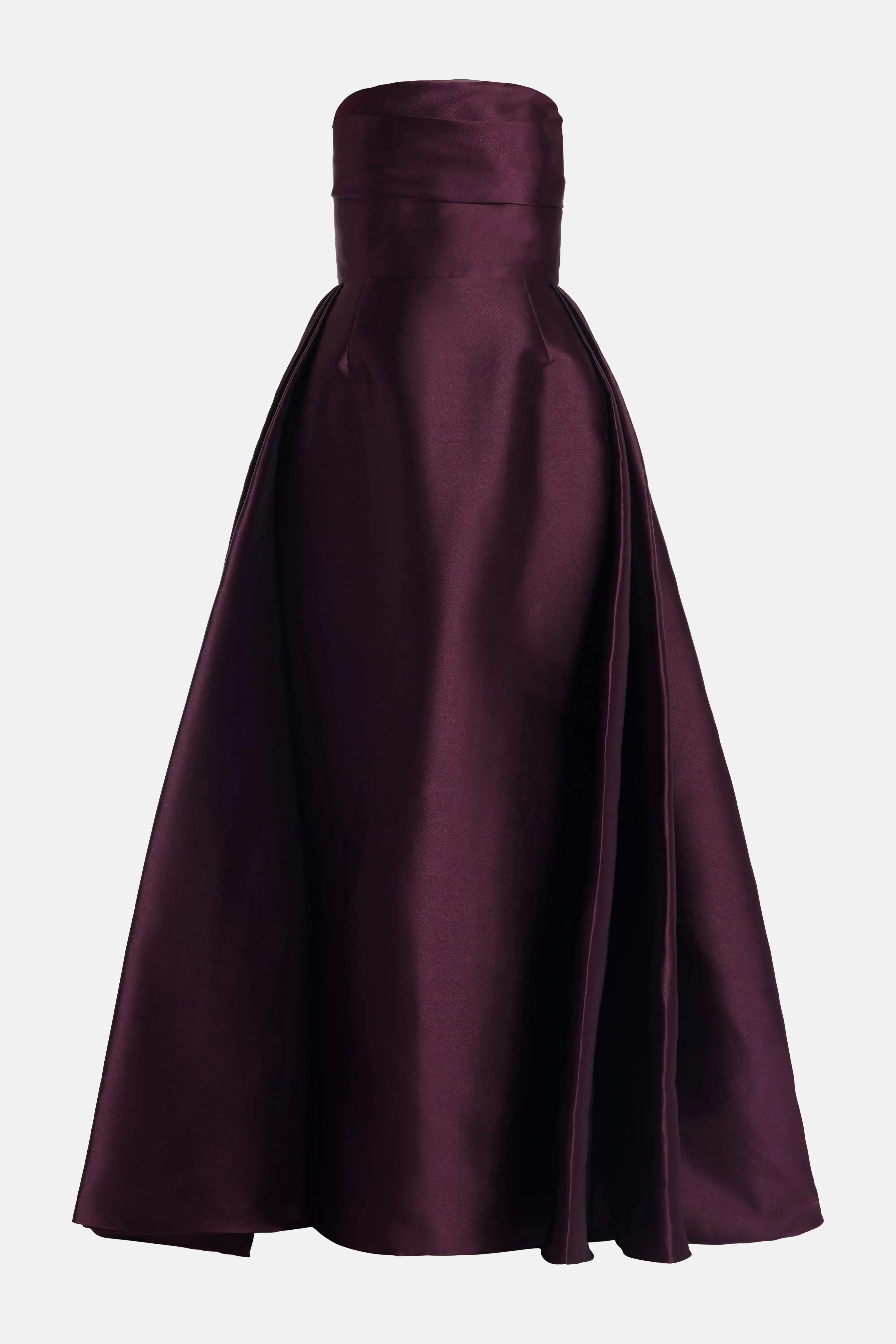 Solace London Tiffany Evening Gown in Burgundy