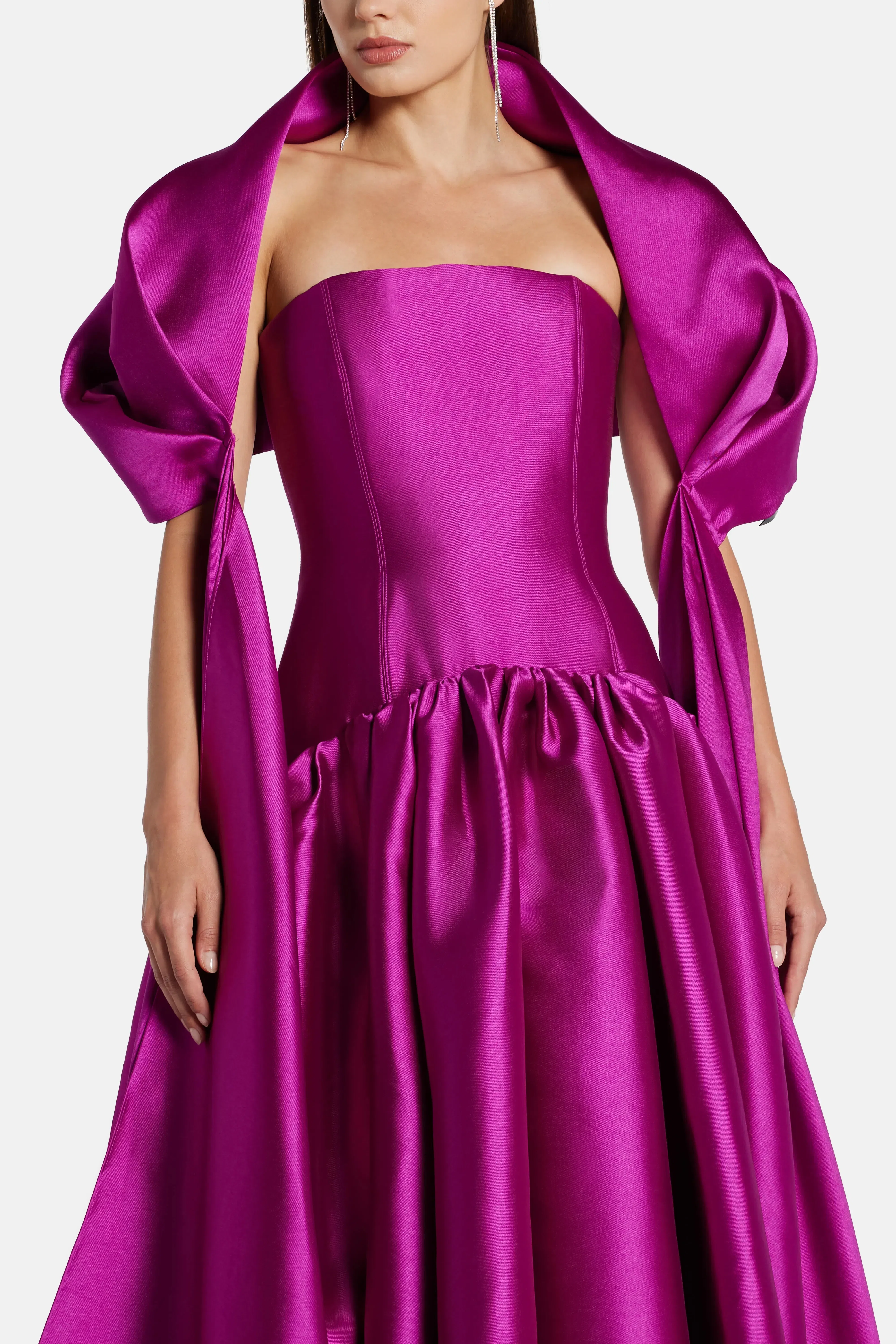 Solace London Jazmin Maxi Dress in Pink